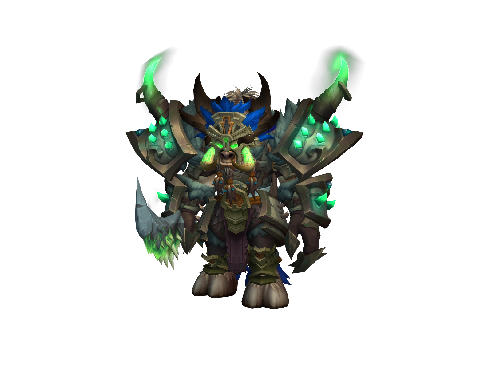 Dërow 3D character render