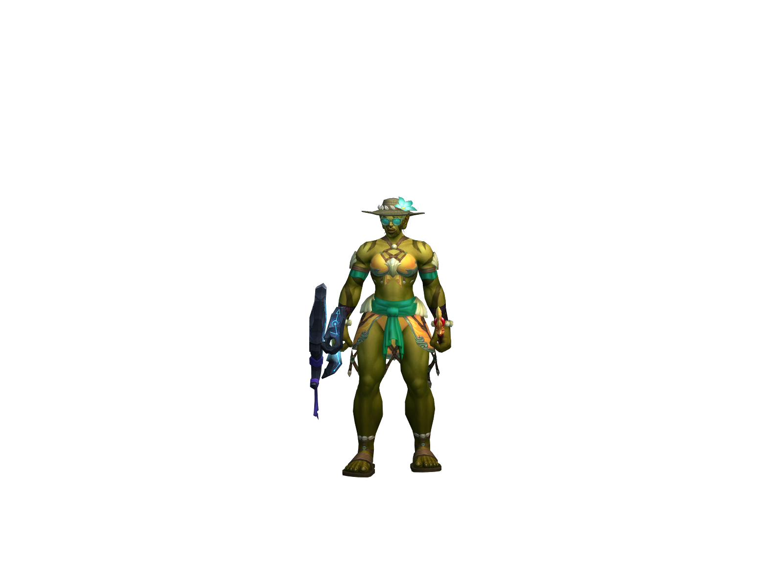 Iencli 3D character render