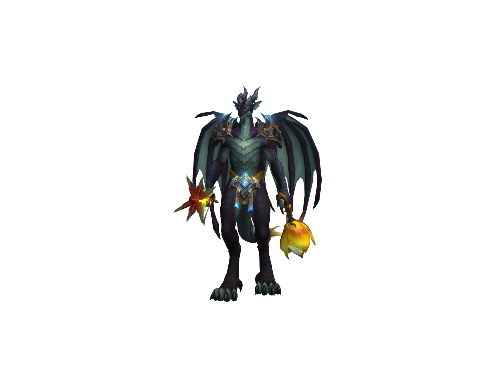 Mokti 3D character render