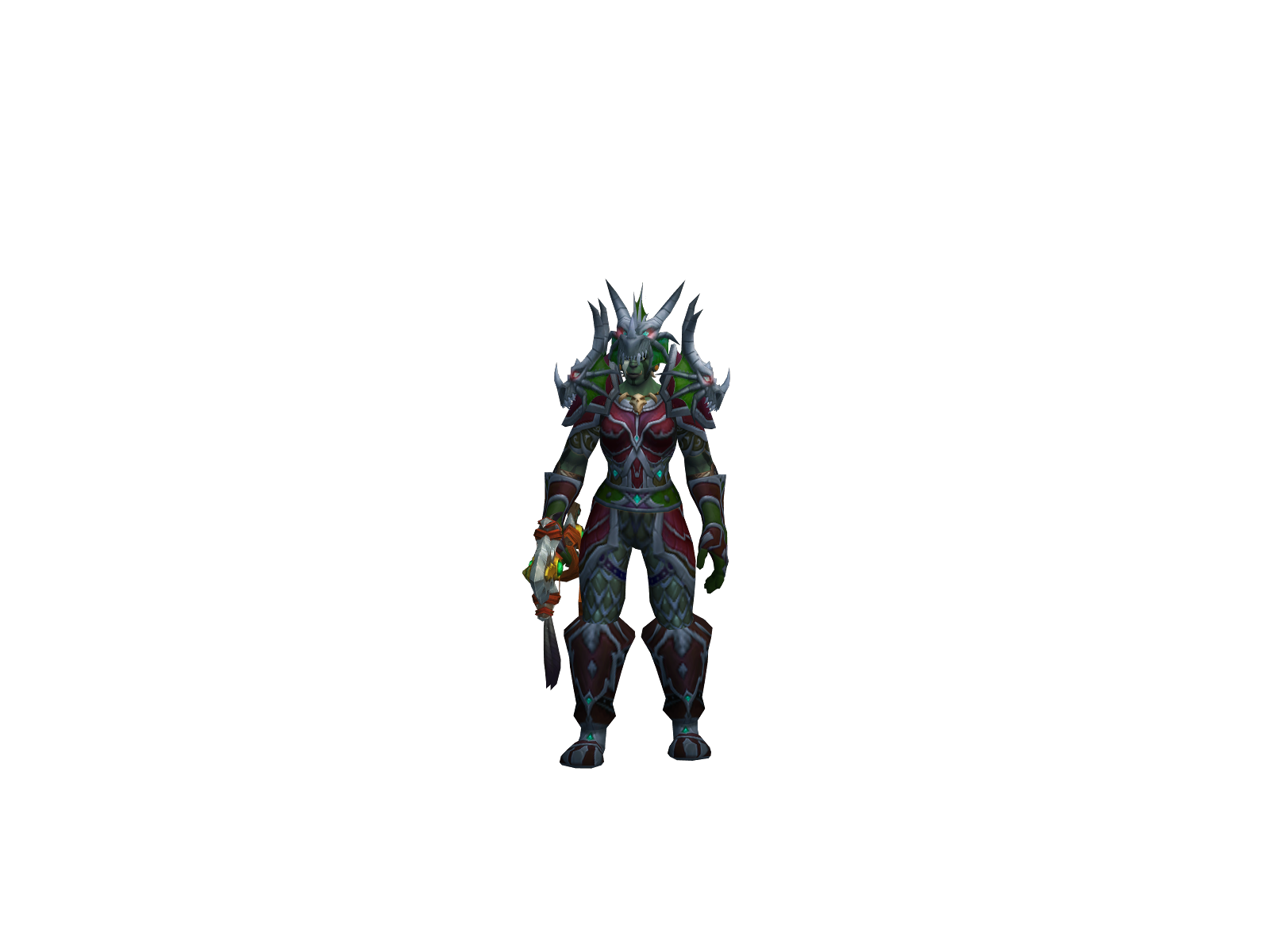 Zinedine 3D character render