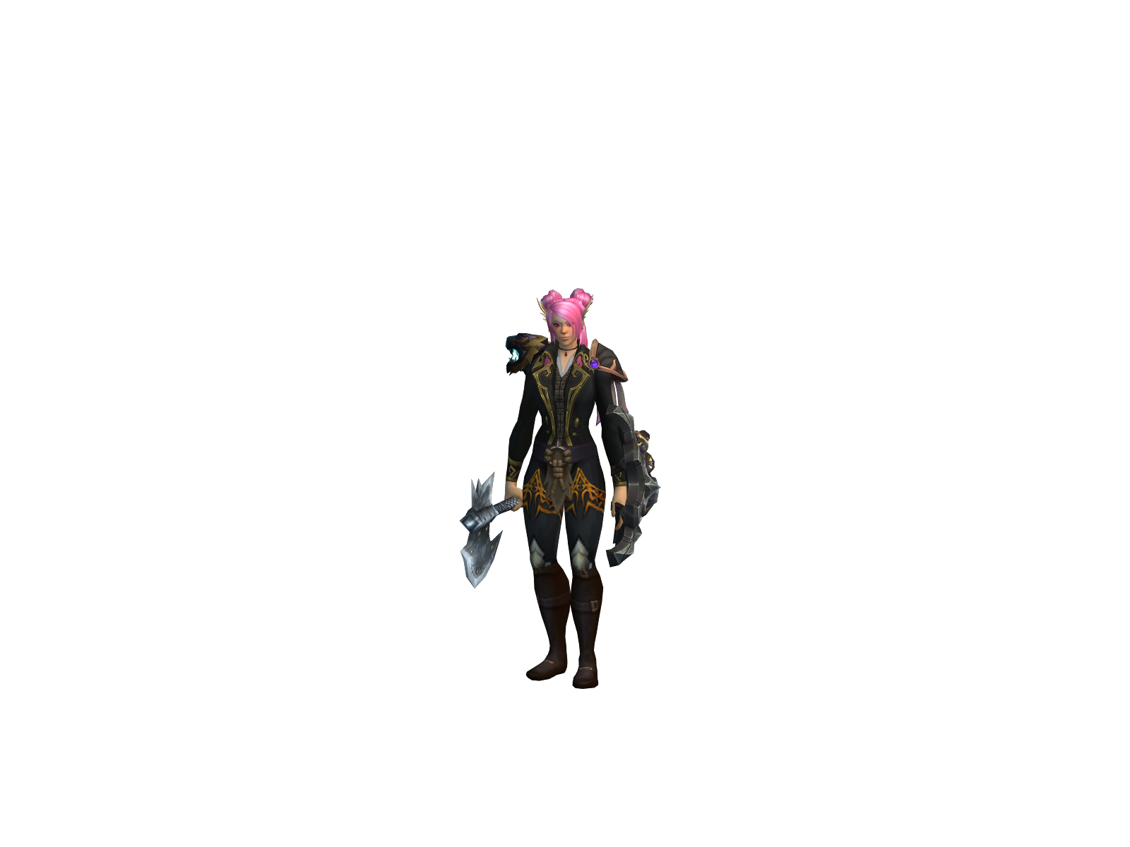 Blßi 3D character render