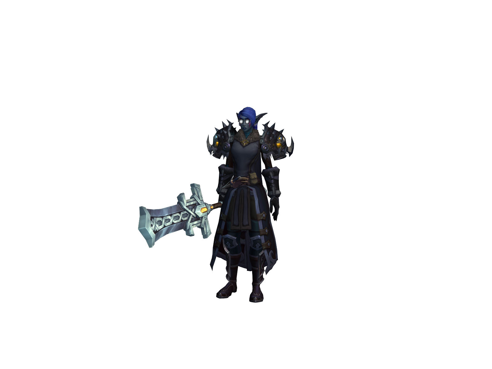 Cas 3D character render