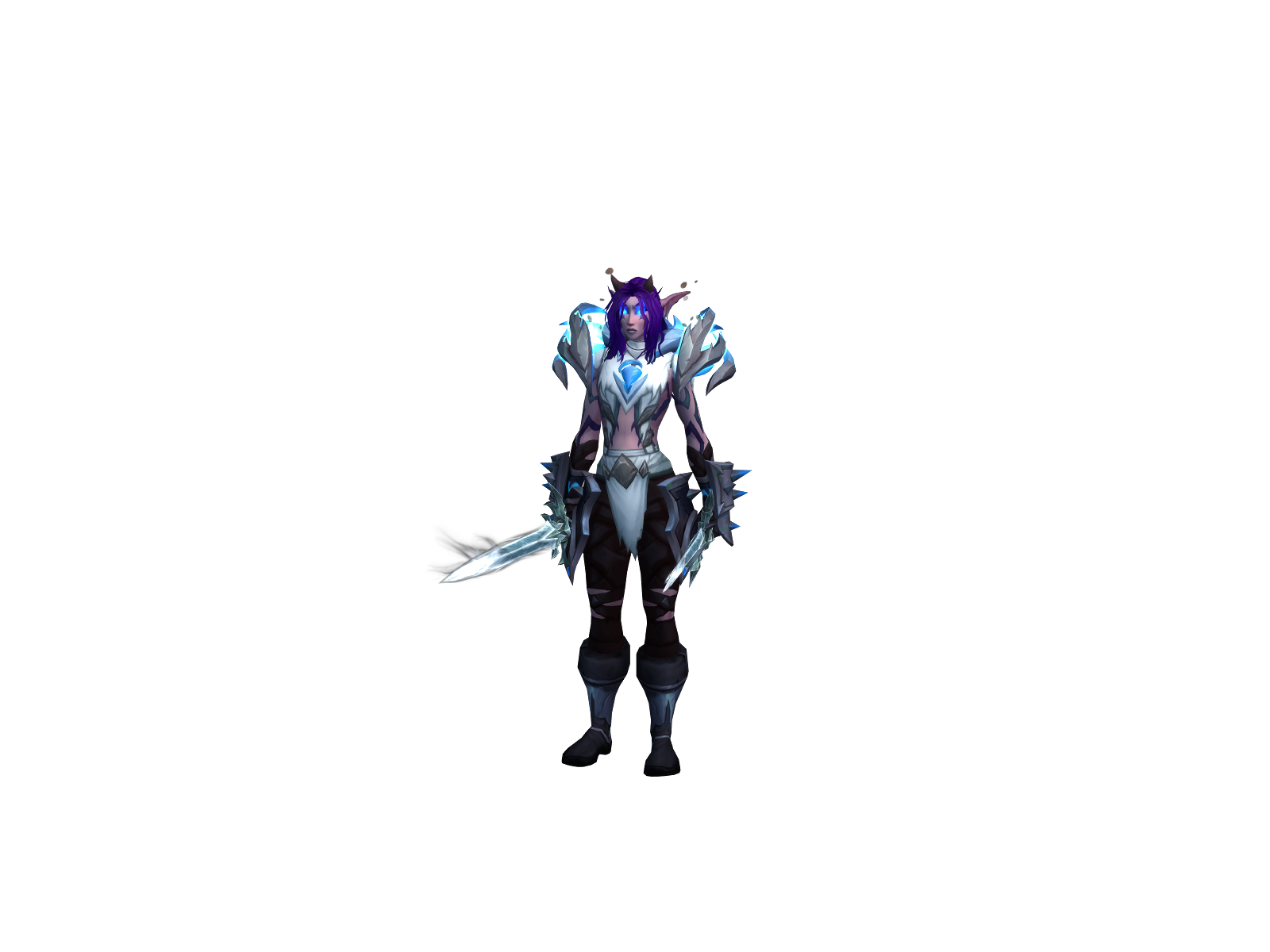 Handless 3D character render