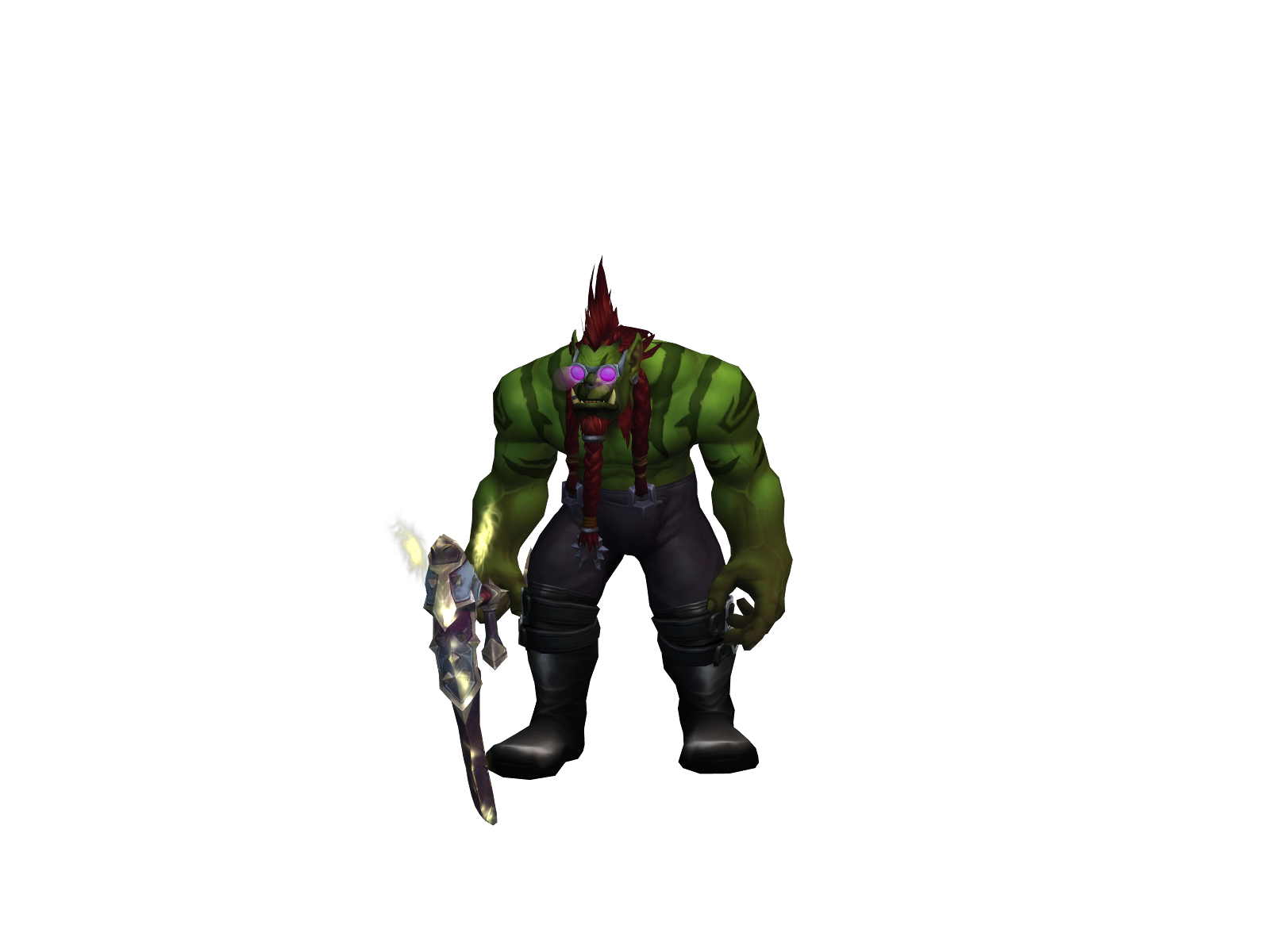 Mectralean 3D character render