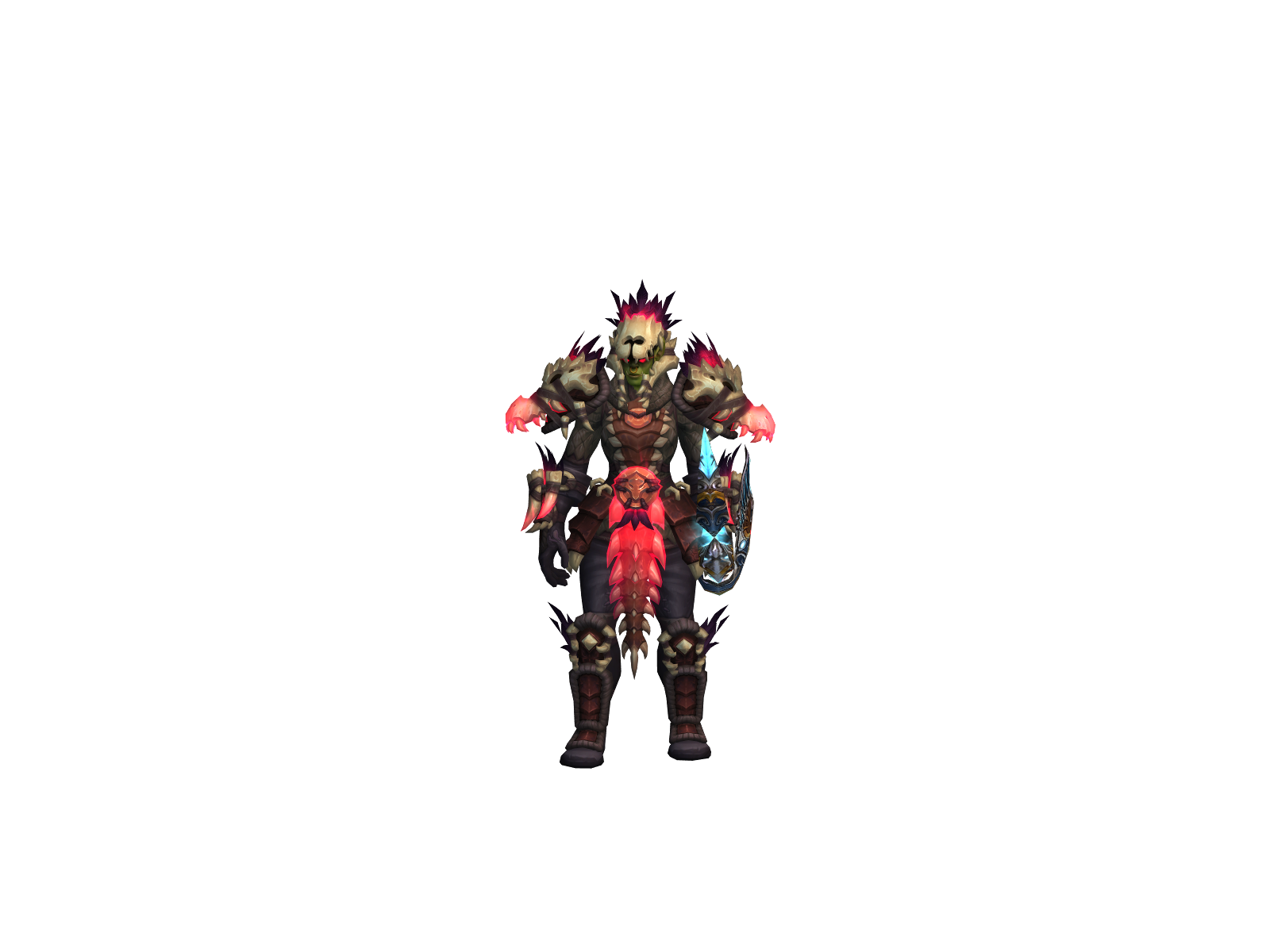 Nazjh 3D character render
