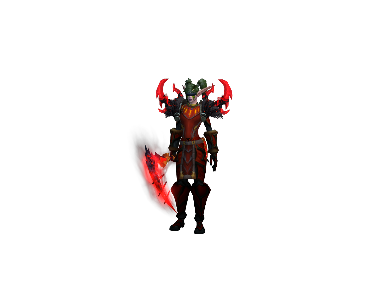 Scraferal 3D character render