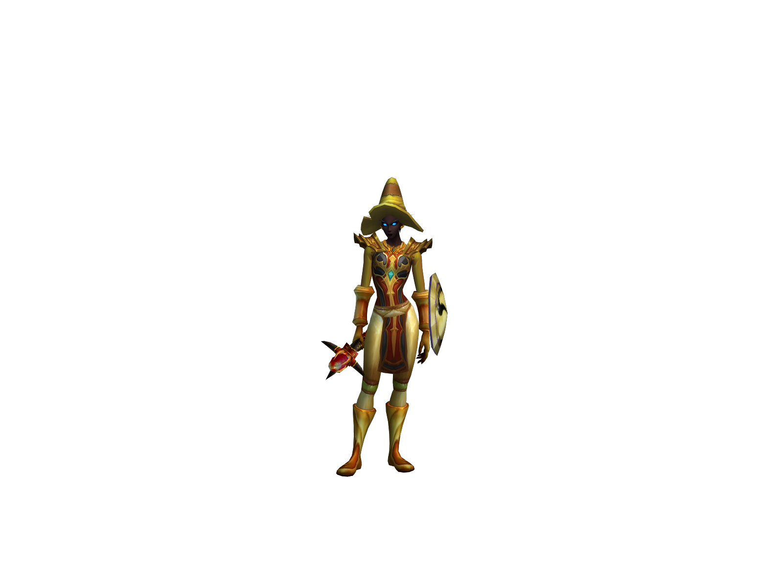 Pradesse 3D character render