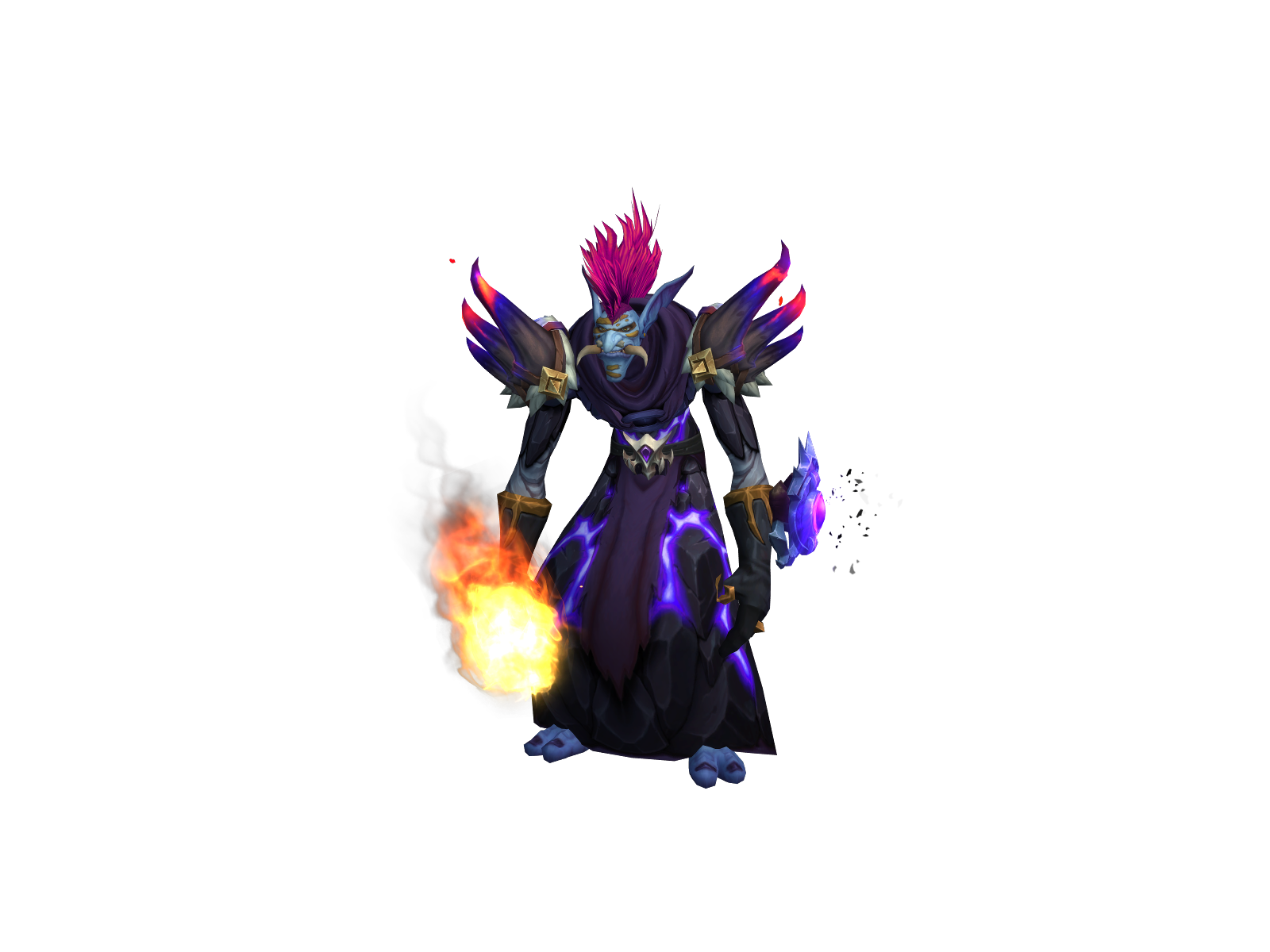 Gleash 3D character render