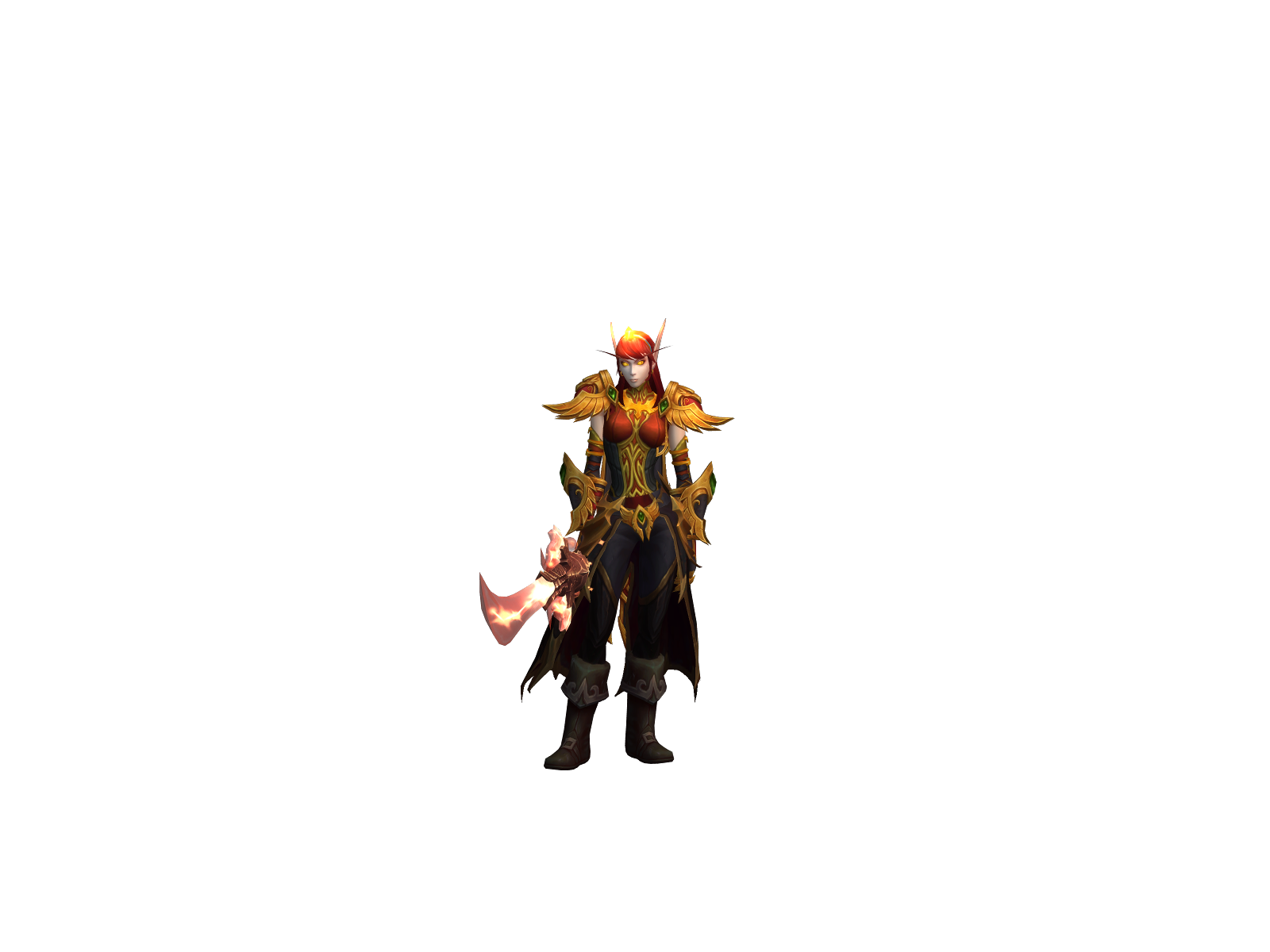 Whille 3D character render