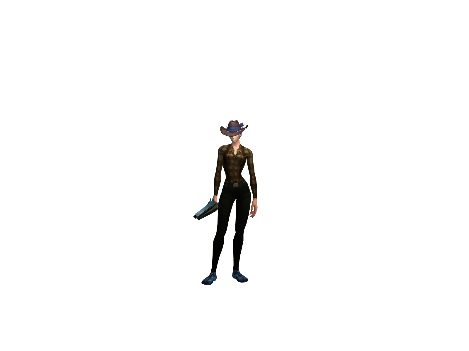 Heljä 3D character render