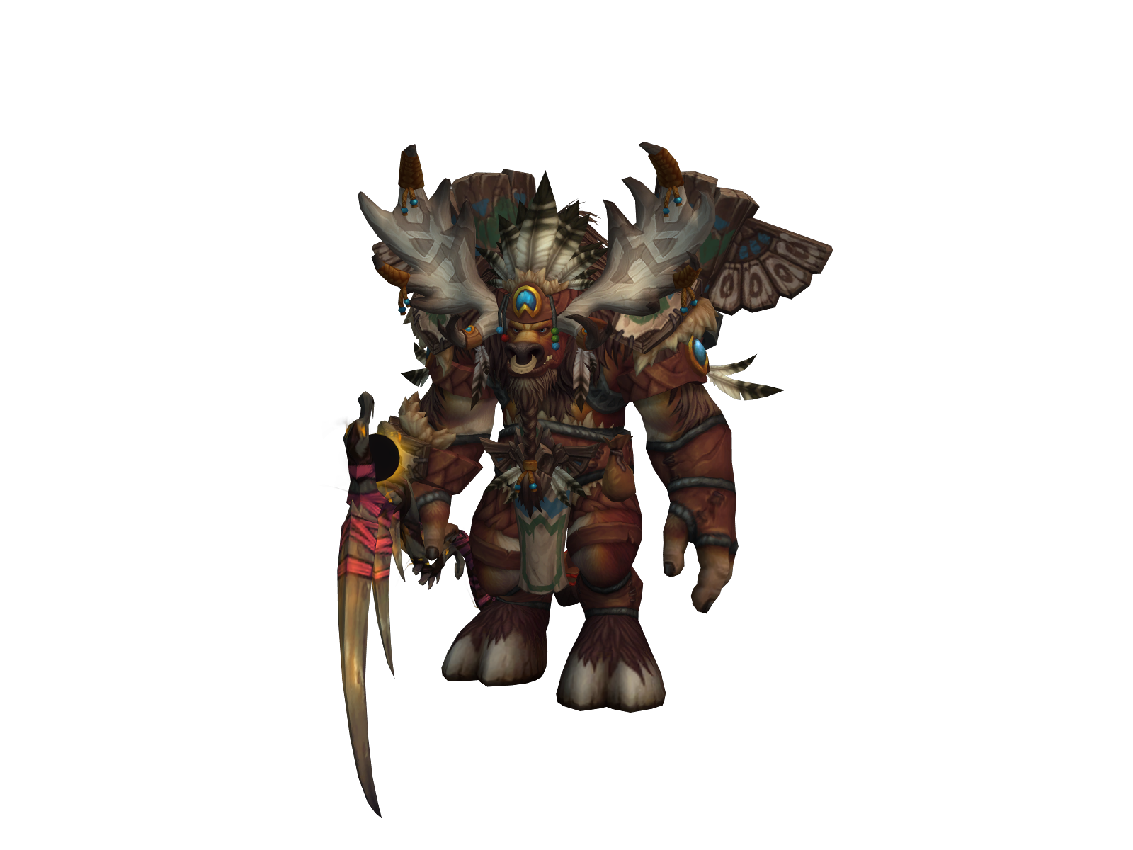 Tribalforce 3D character render