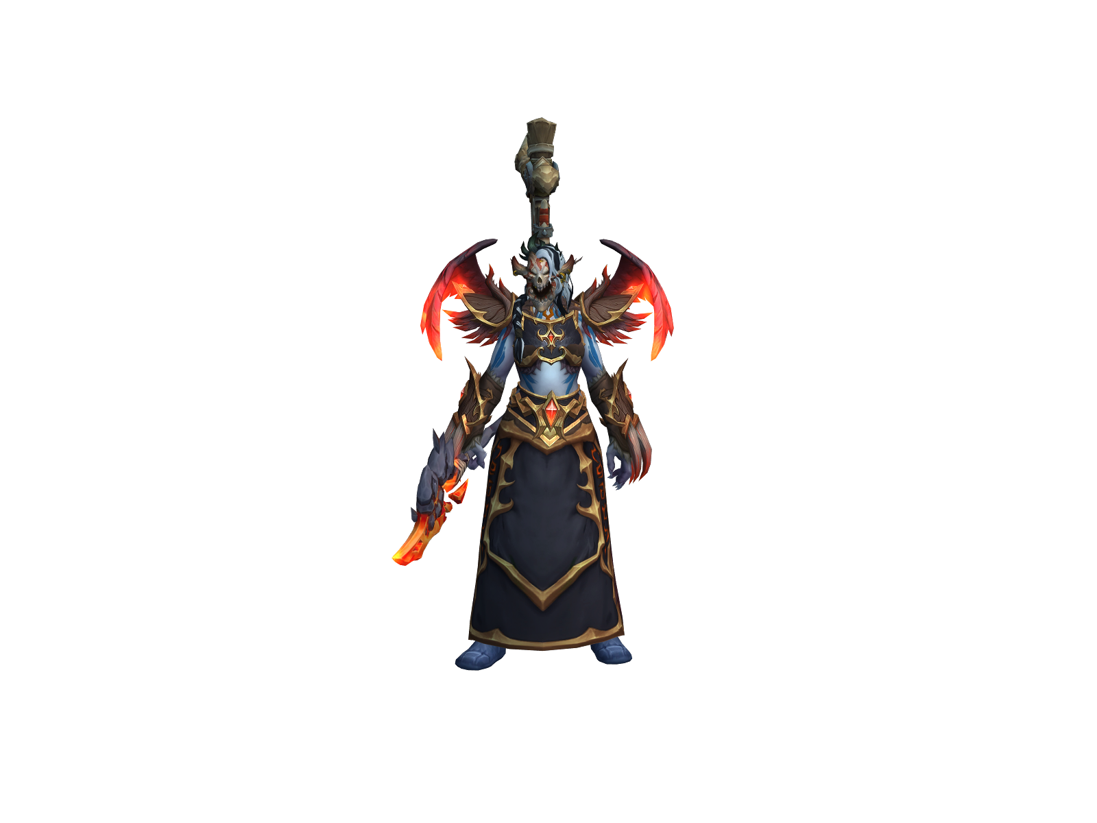 Draxia 3D character render
