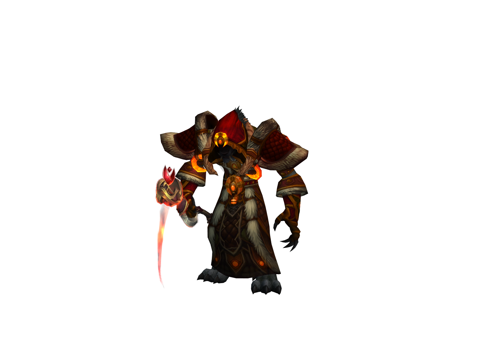 Louggar 3D character render