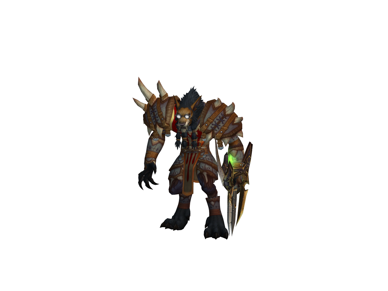 Tayzon 3D character render