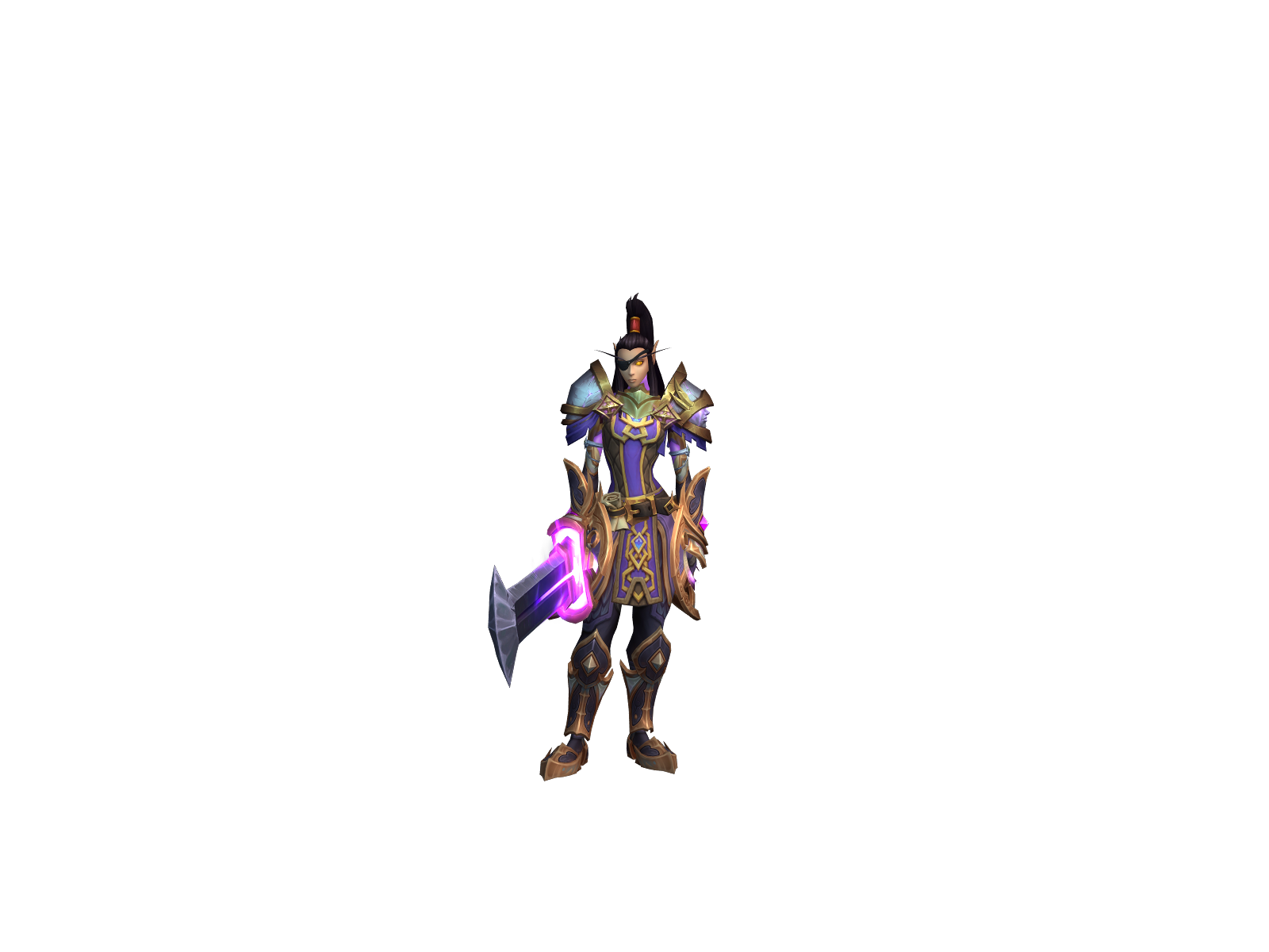 Quietus 3D character render
