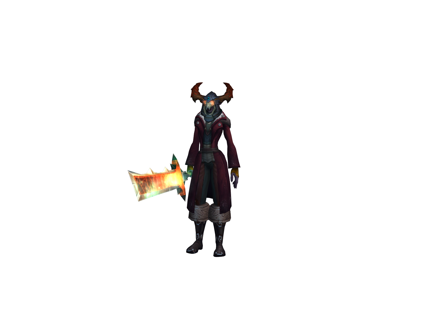 Quedûusal 3D character render