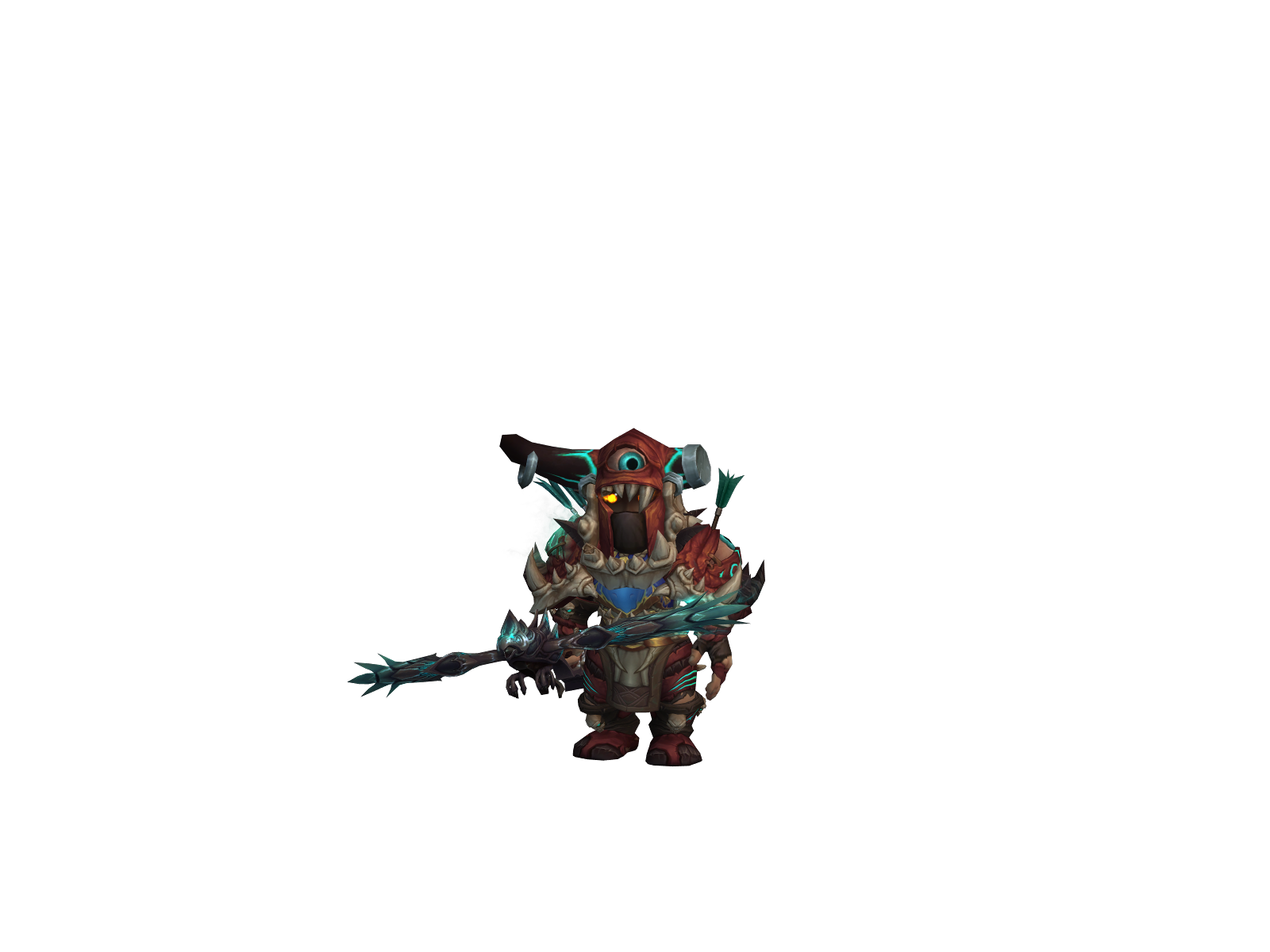 Wêakx 3D character render
