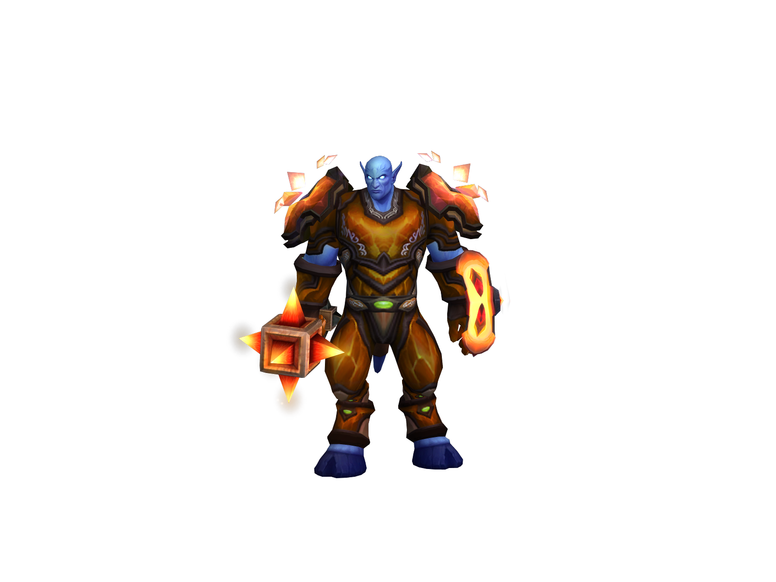 Päladinde 3D character render