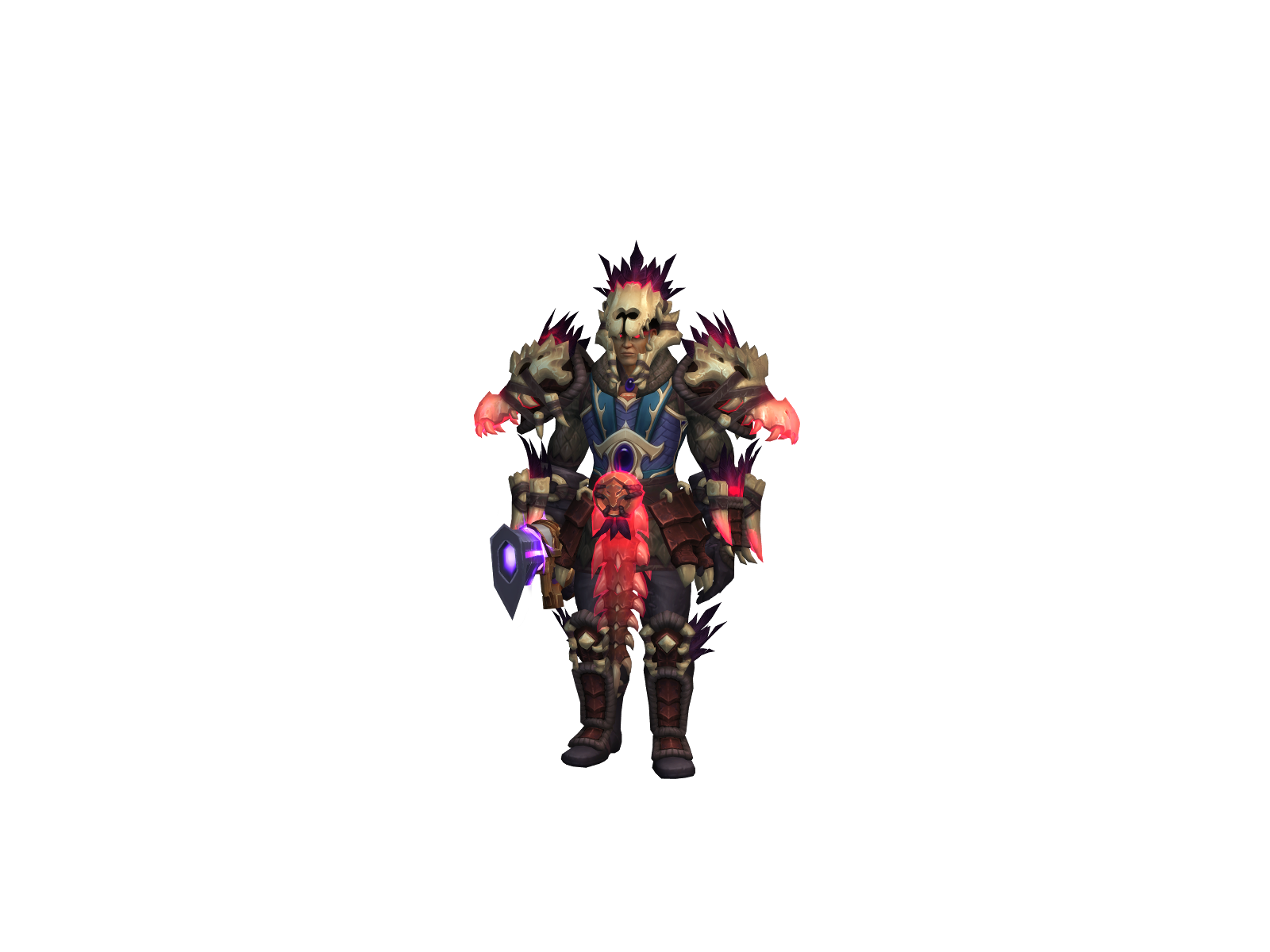 Yveux 3D character render