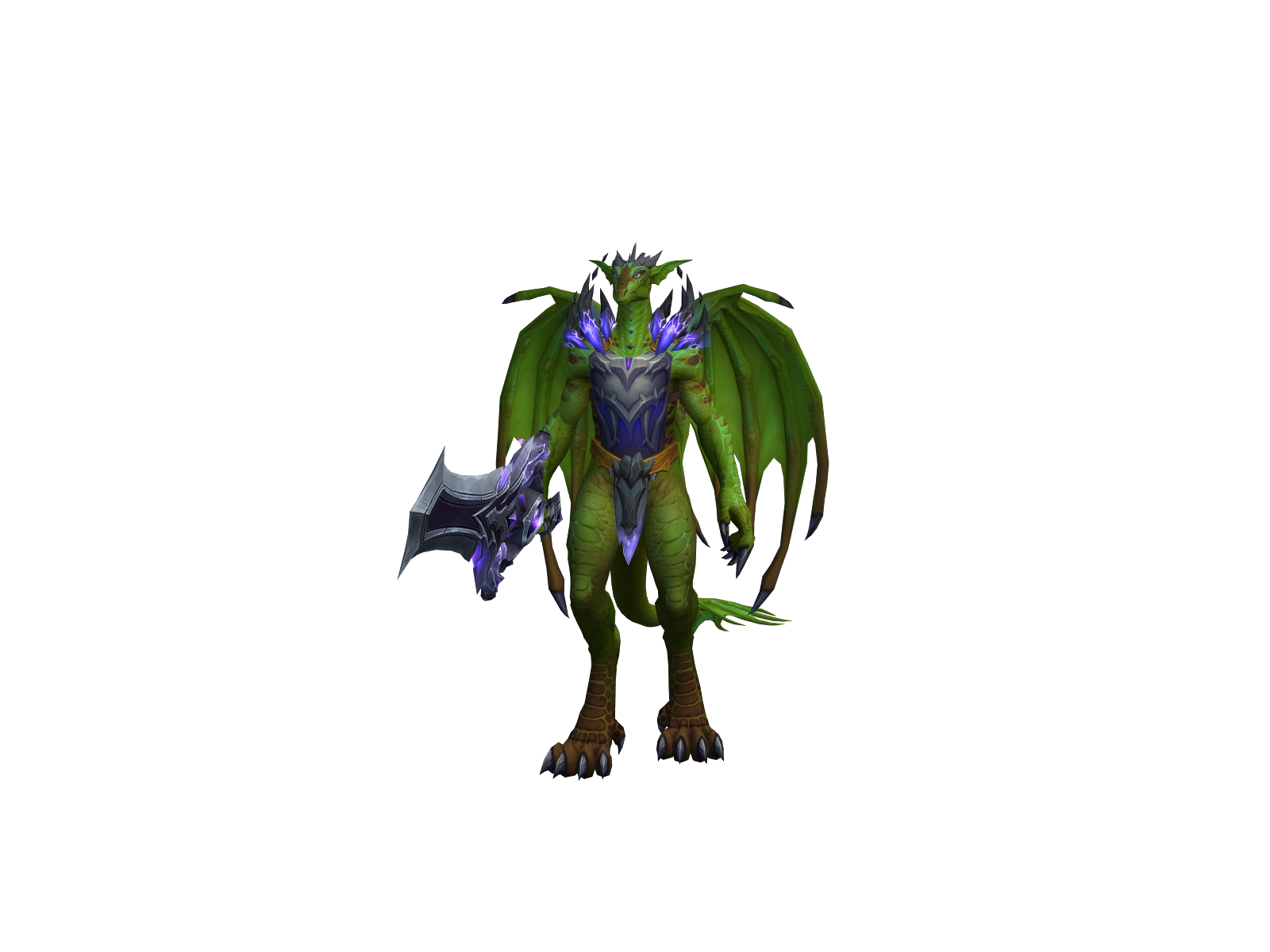 Scrawny 3D character render