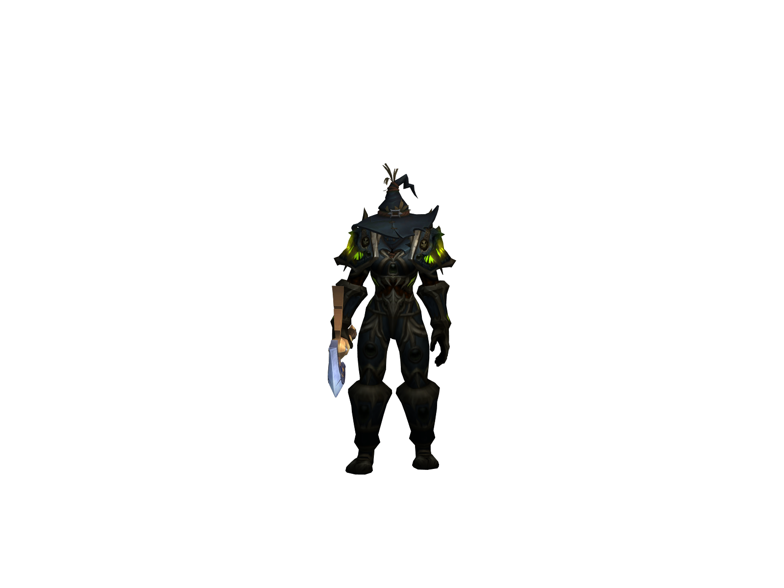 Acidess 3D character render