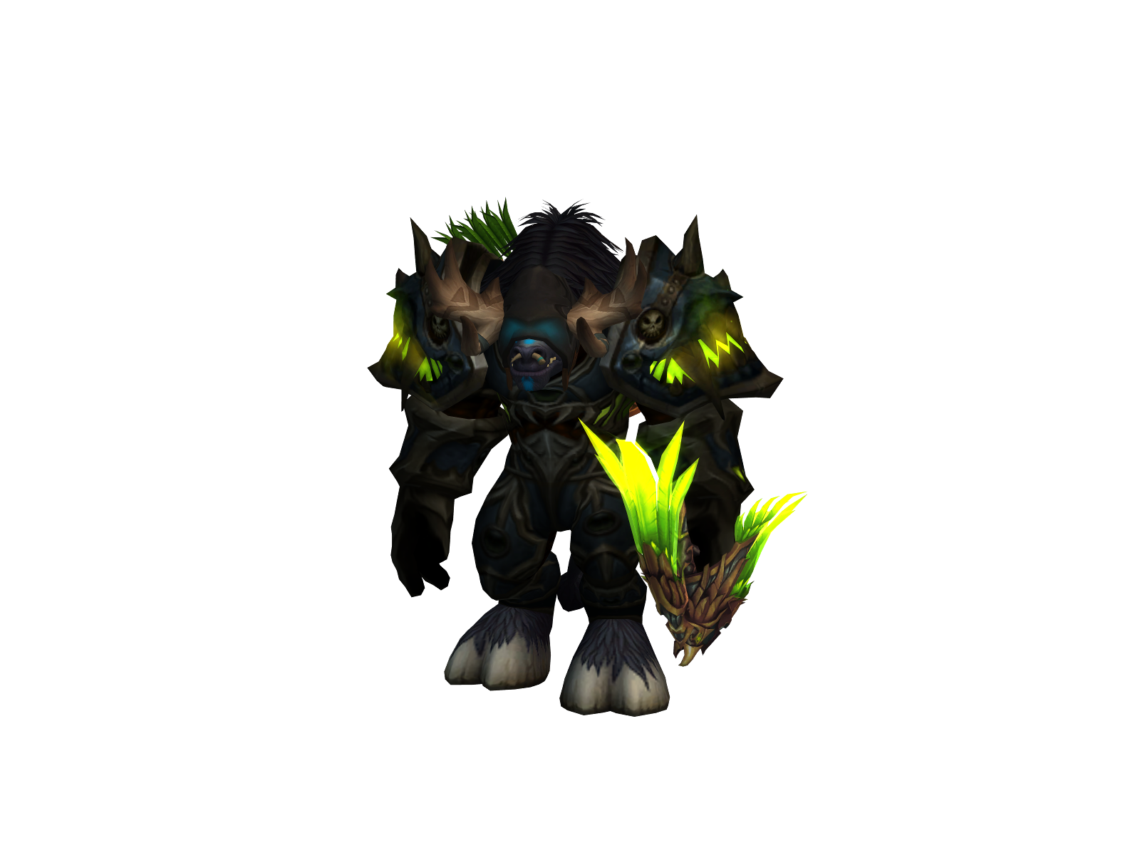 Legovache 3D character render