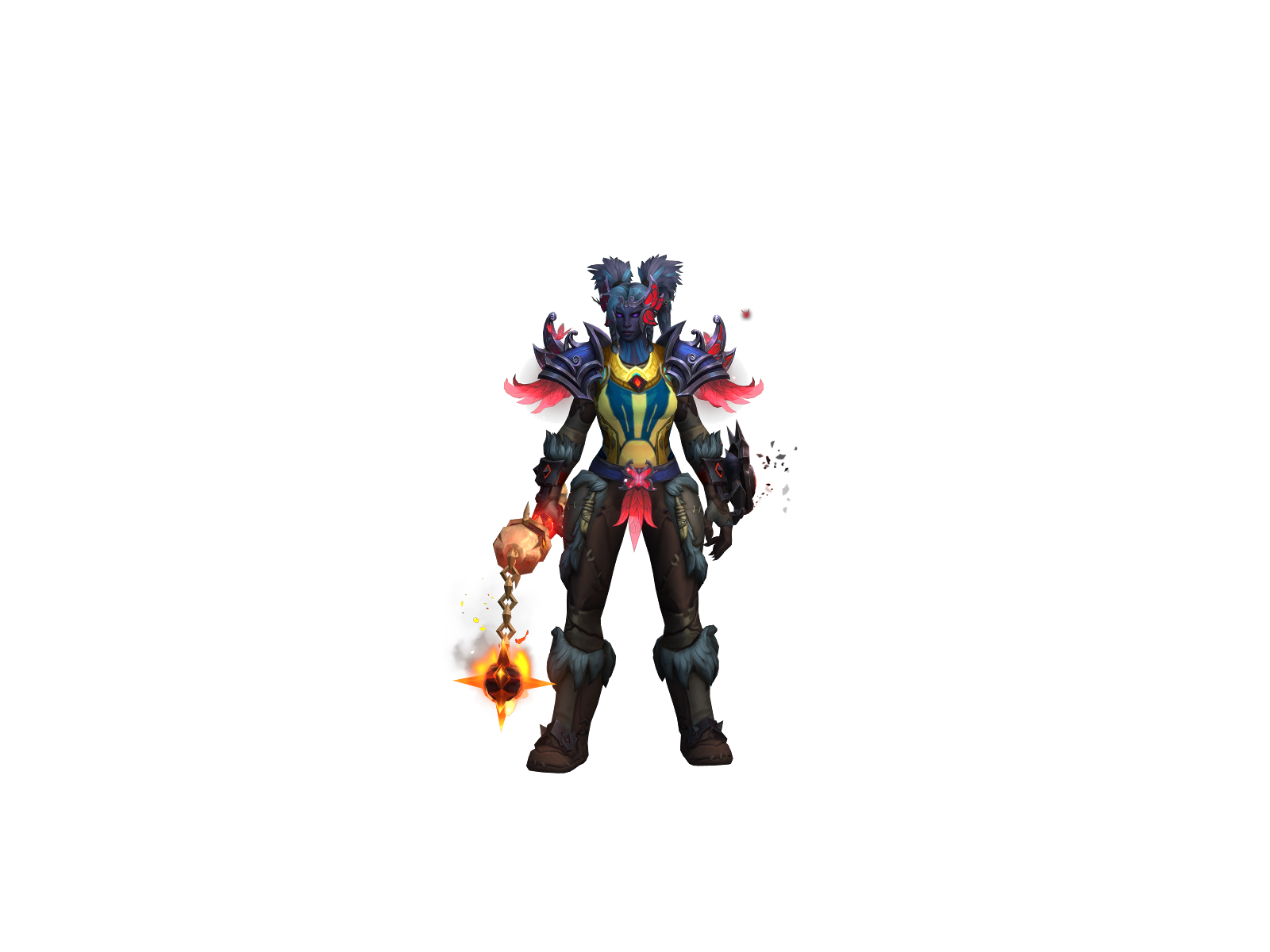 Llælh 3D character render