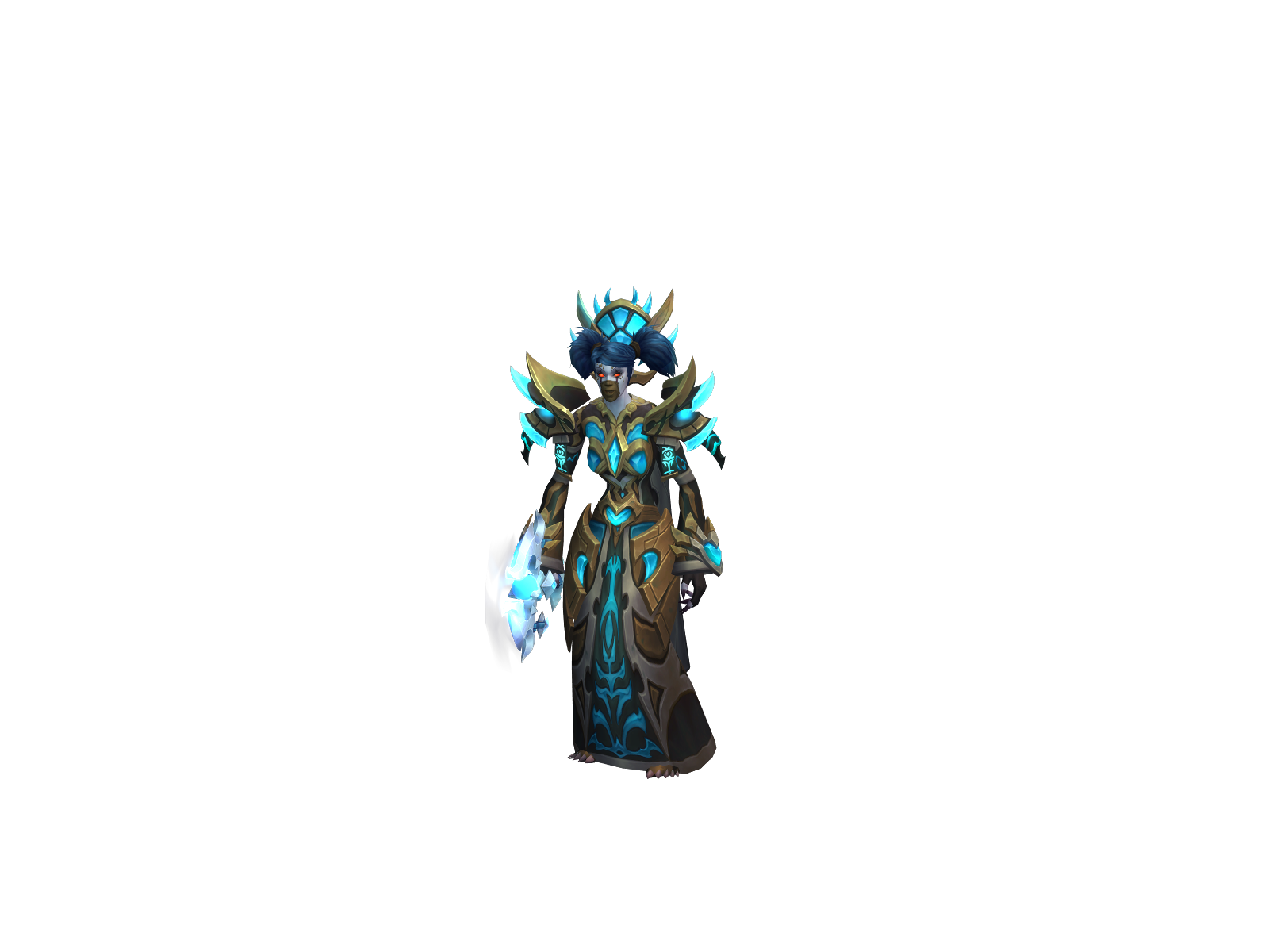 Thiotriceps 3D character render
