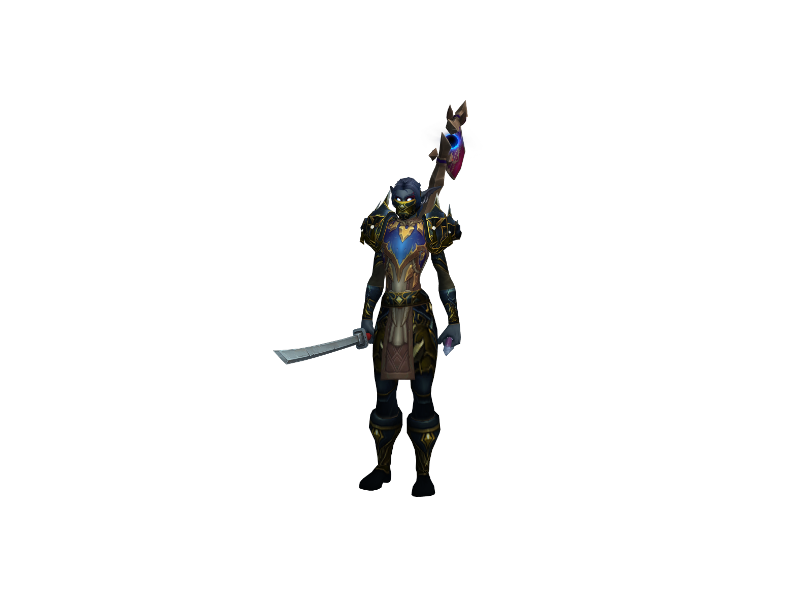 Davieracine 3D character render