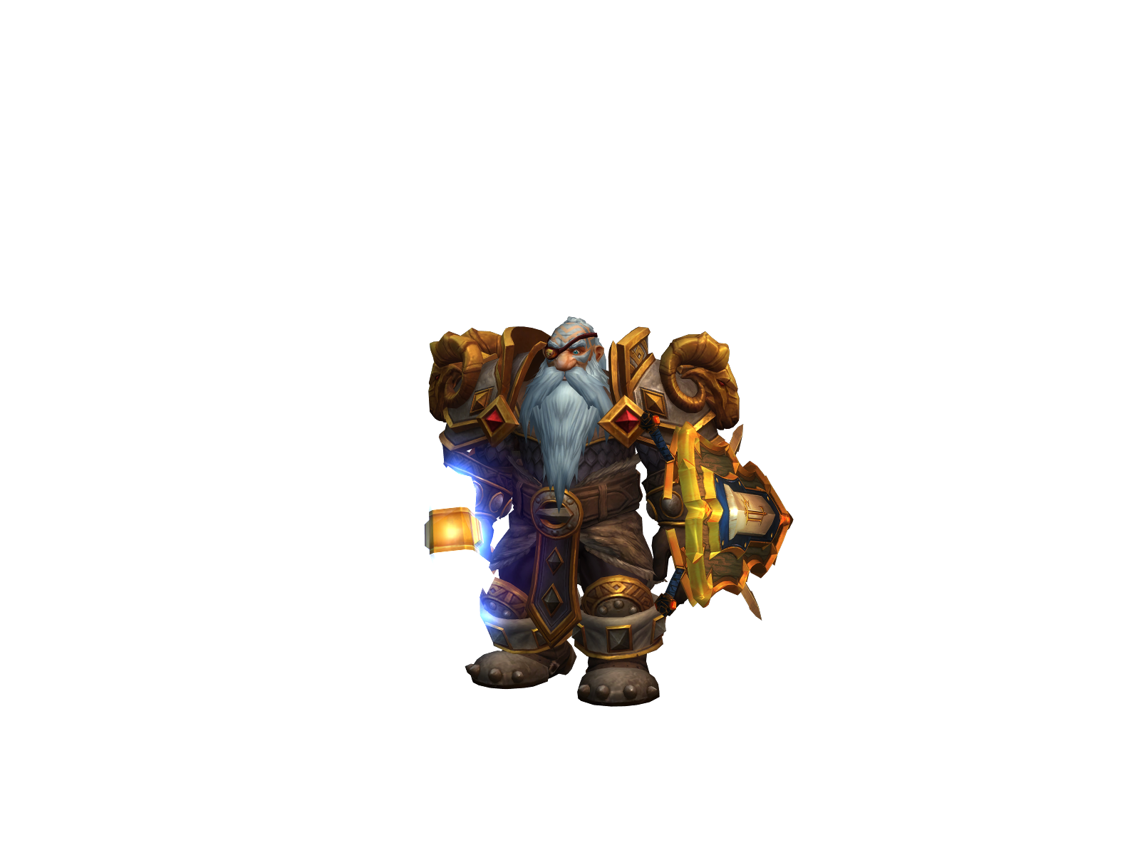 Helgandör 3D character render