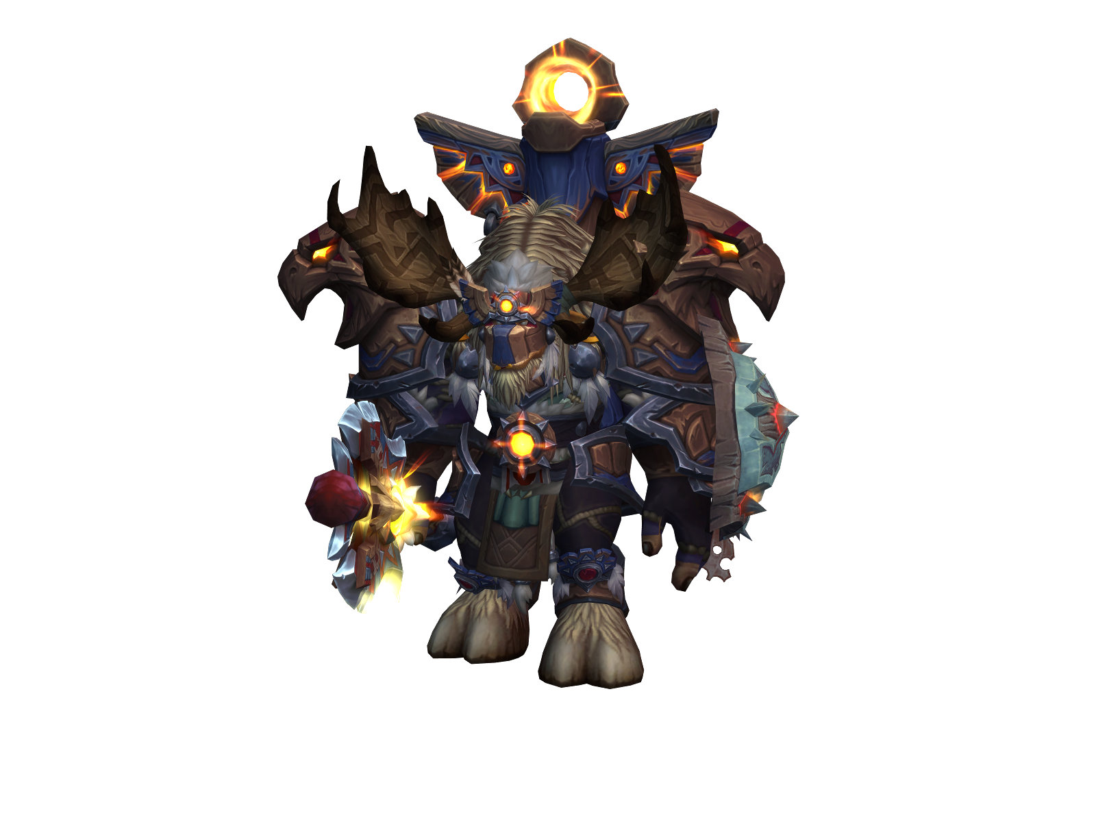 Warbain 3D character render