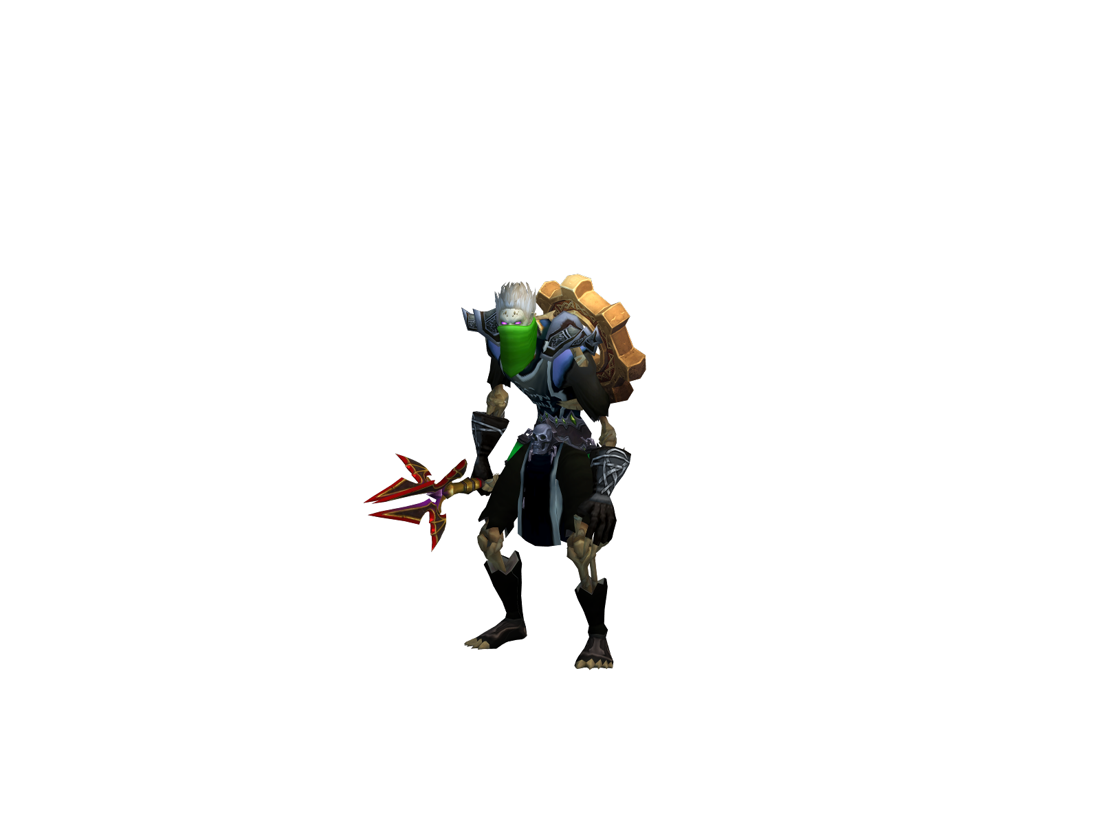 Crématoriume 3D character render
