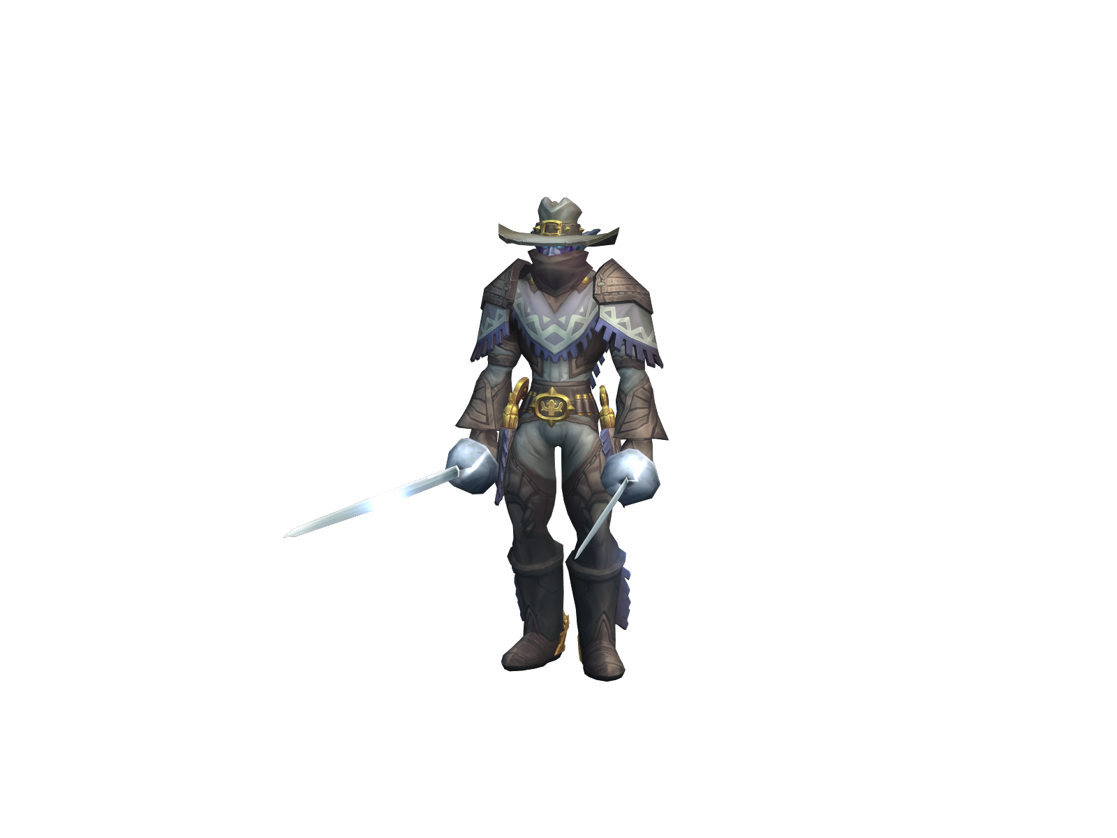 Parabbens 3D character render