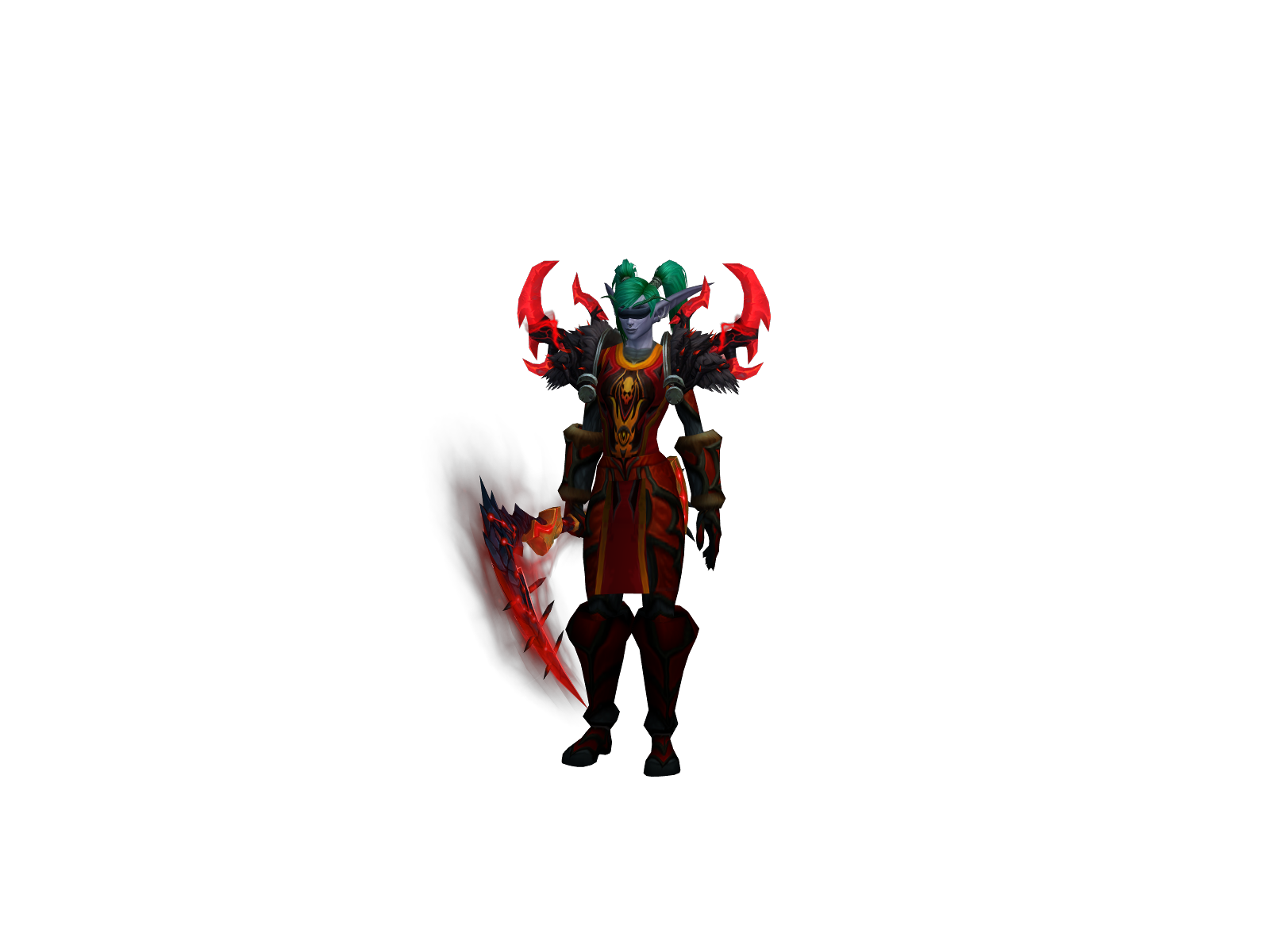 Thewire 3D character render