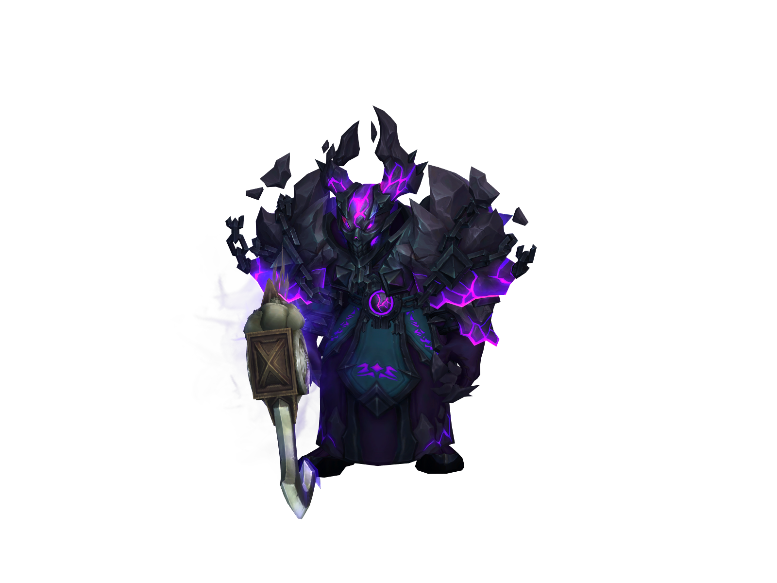 Afflilock 3D character render