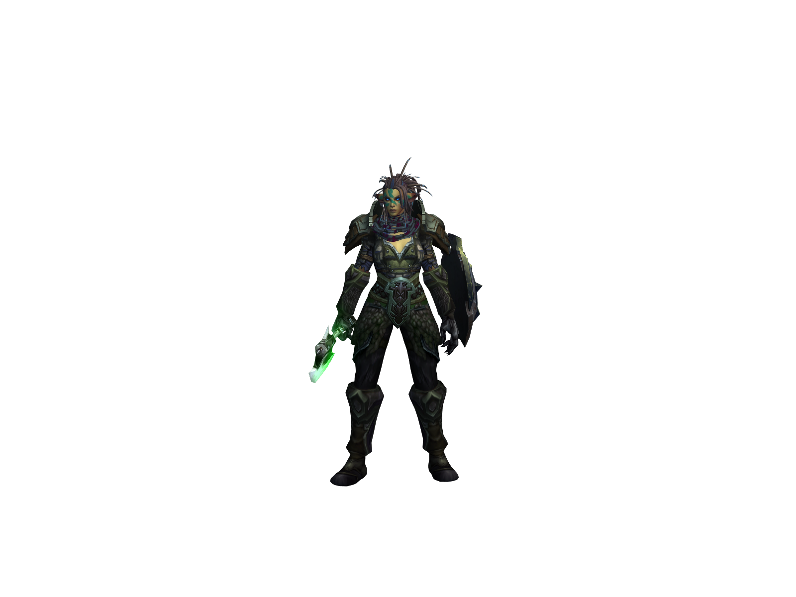Fayada 3D character render
