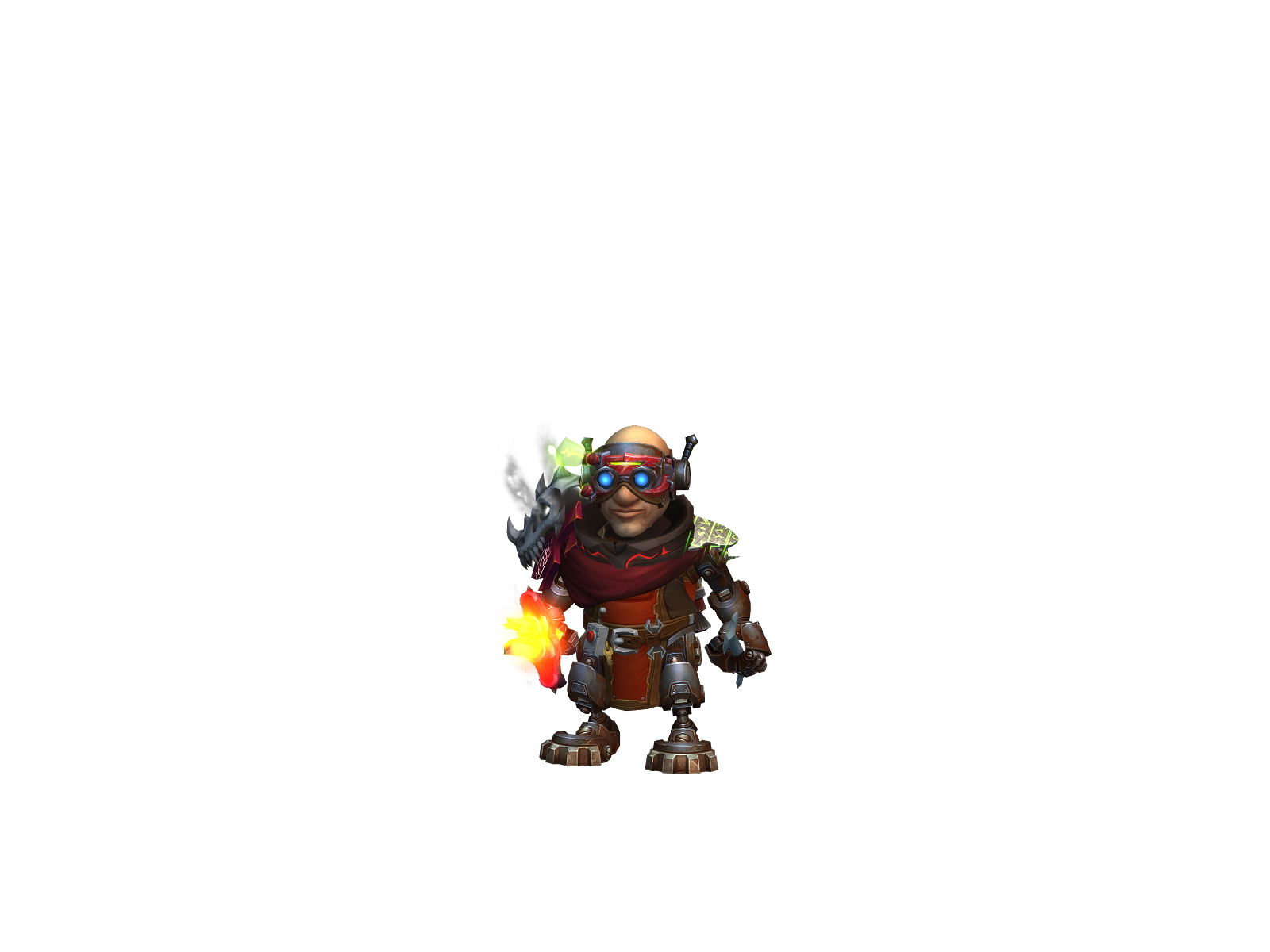 Phylly 3D character render
