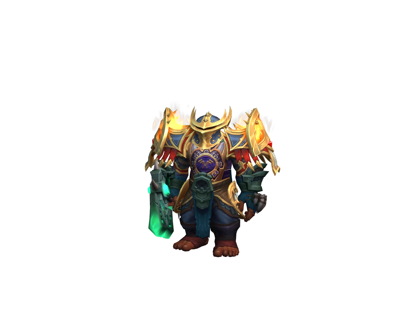 Tahrn 3D character render