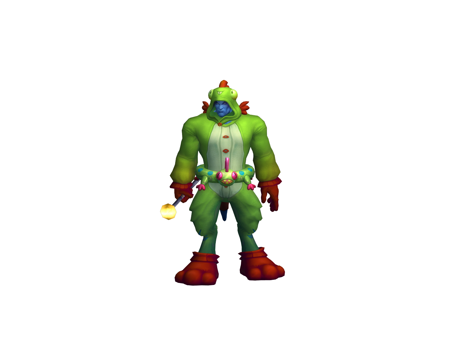 Microwavable 3D character render