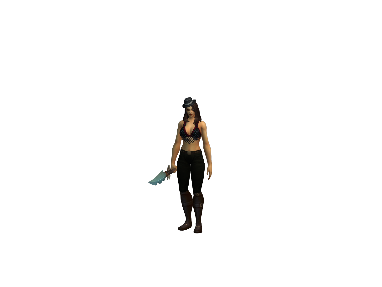 Krystalvere 3D character render