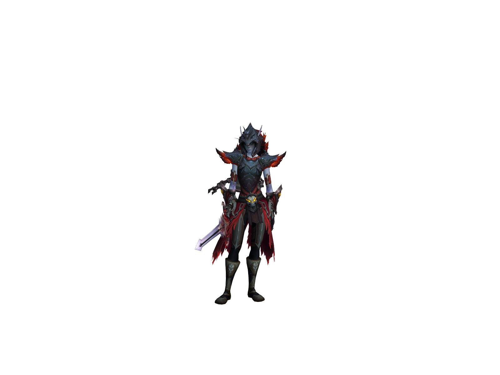 Aelânne 3D character render