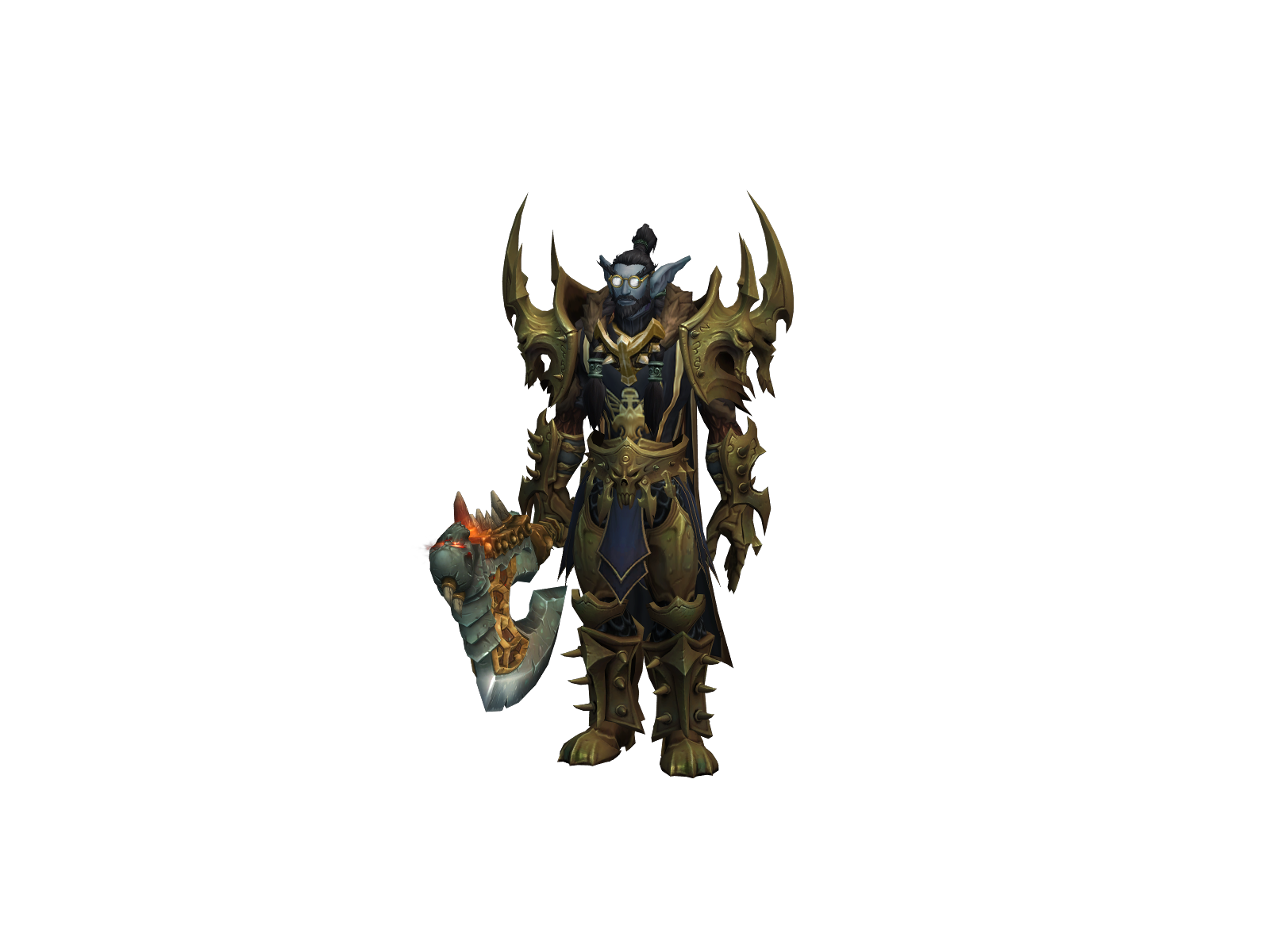 Zanhk 3D character render