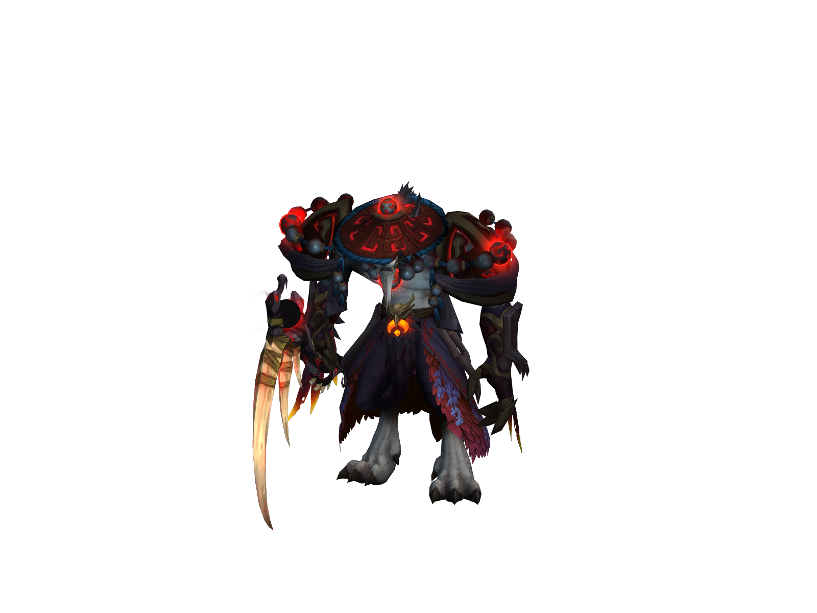 feraldas 3D character render