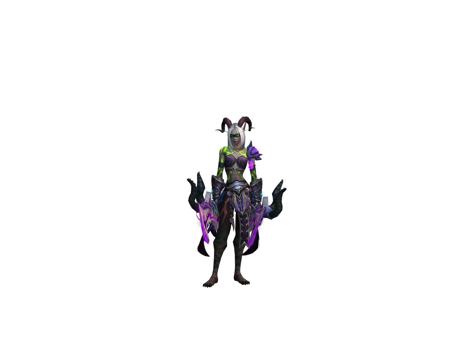 Feylaine 3D character render