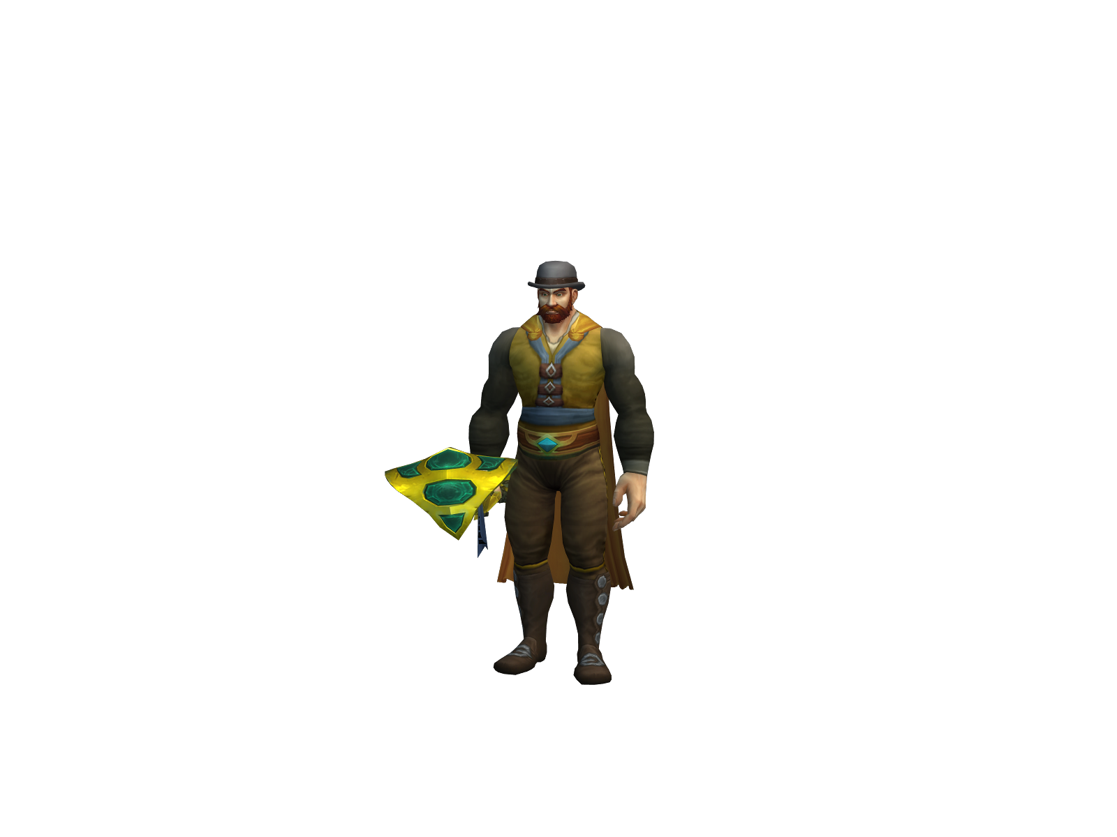 Horuce 3D character render