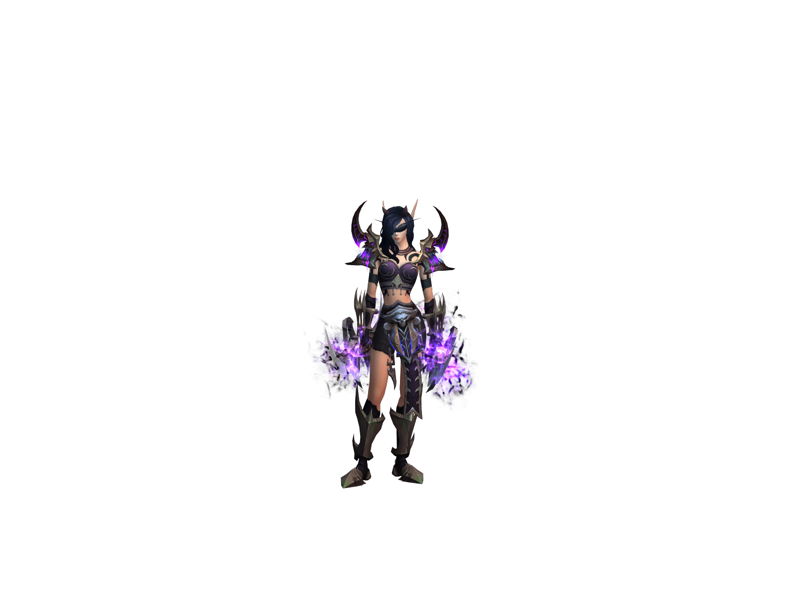 Cyhra 3D character render