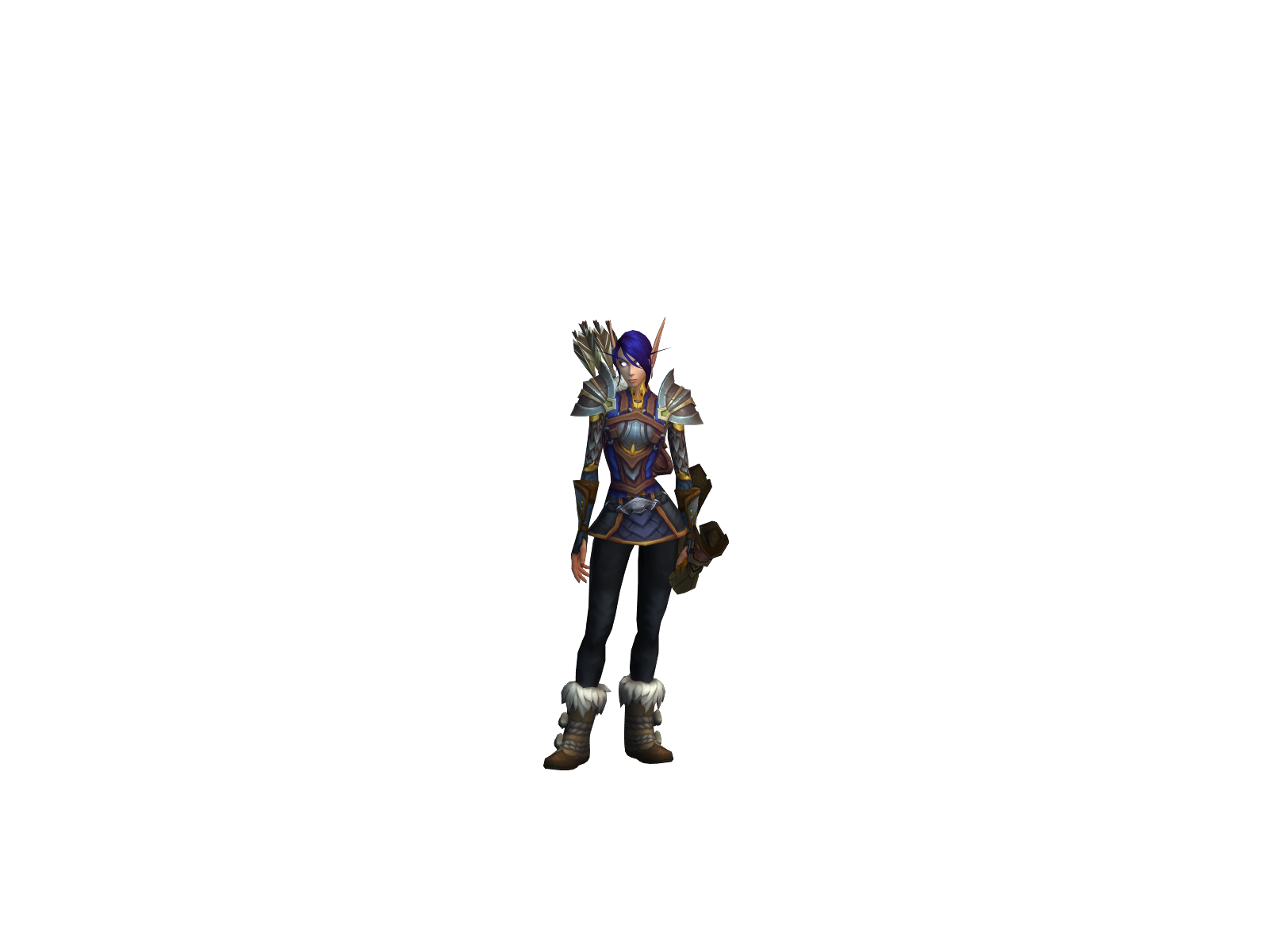 Almya 3D character render
