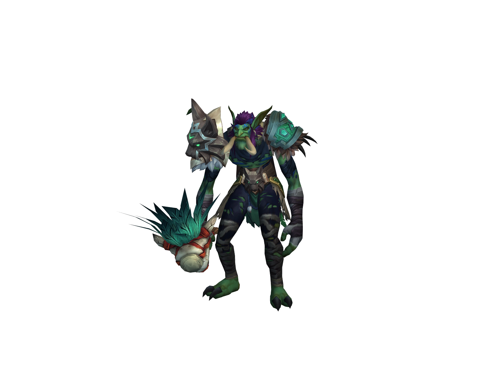 Zalathek 3D character render