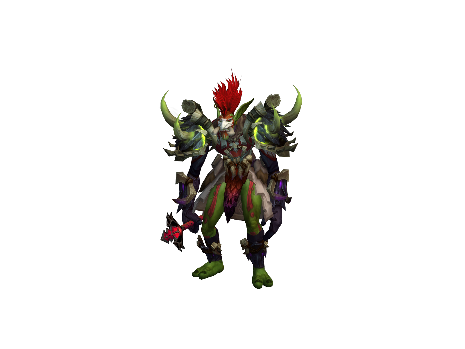 Mishmacmock 3D character render