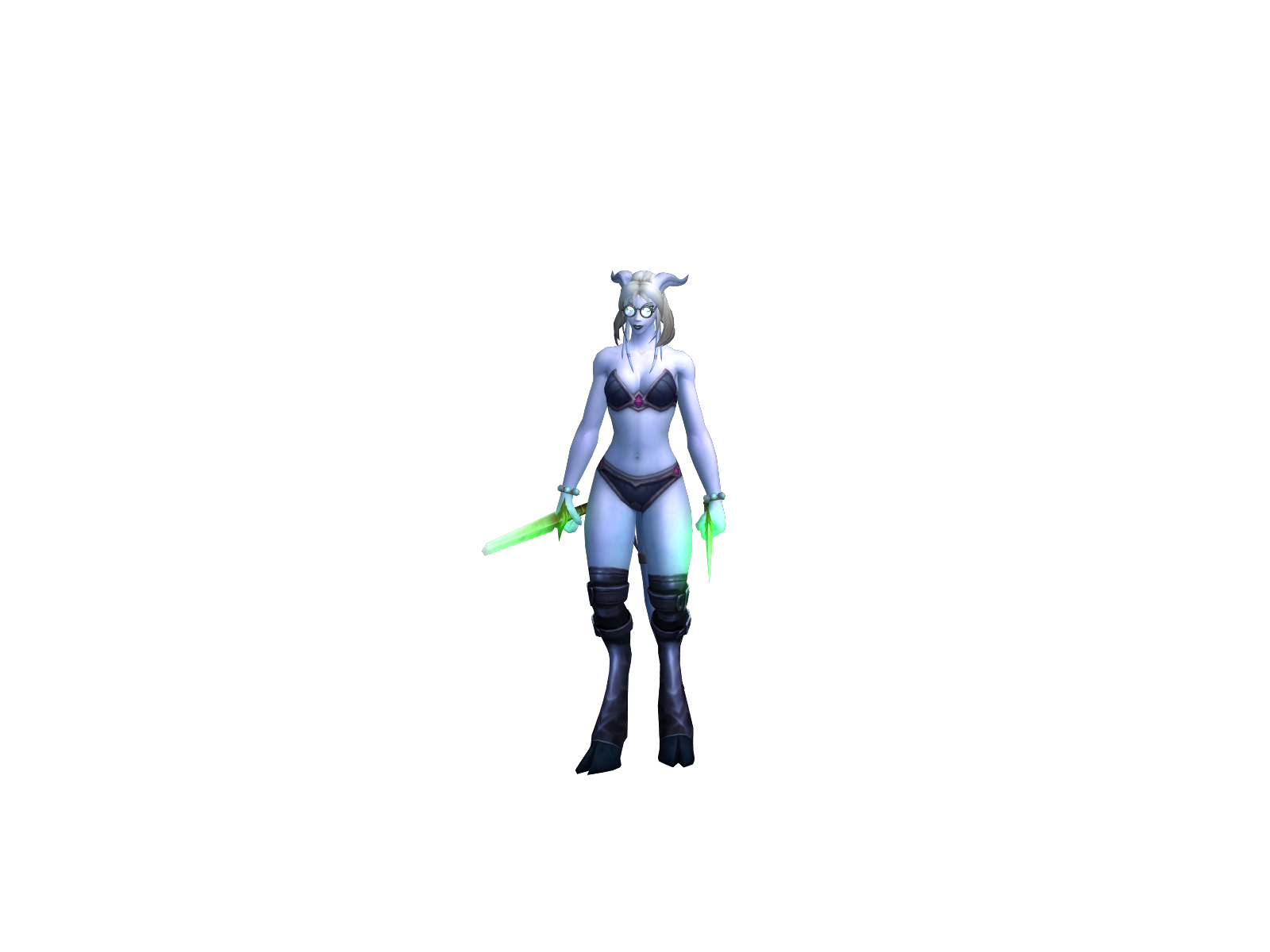 Mîsty 3D character render